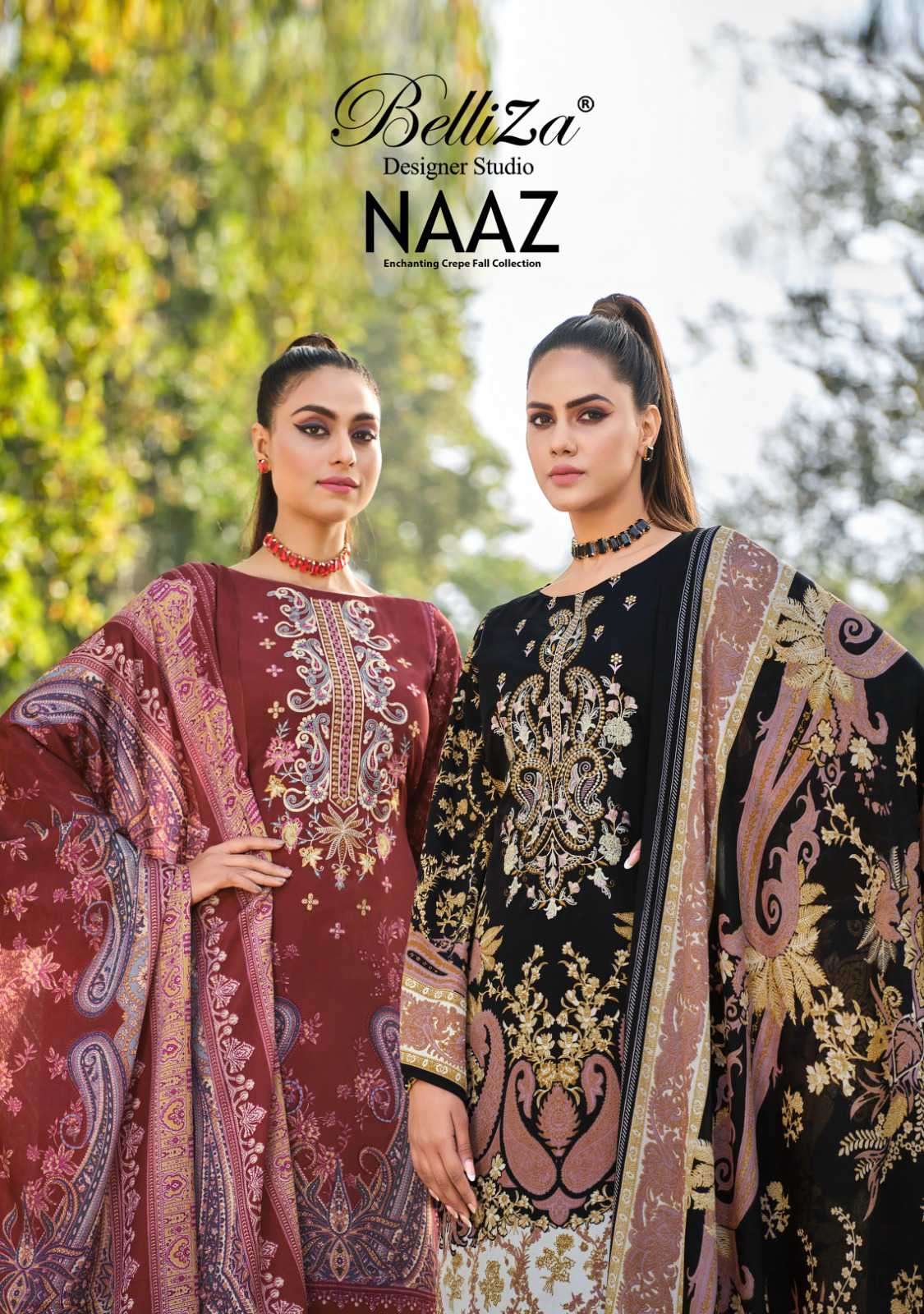 Belliza Naaz Fancy Pakistani Print Exclusive Crape Salwar Kameez Suppliers