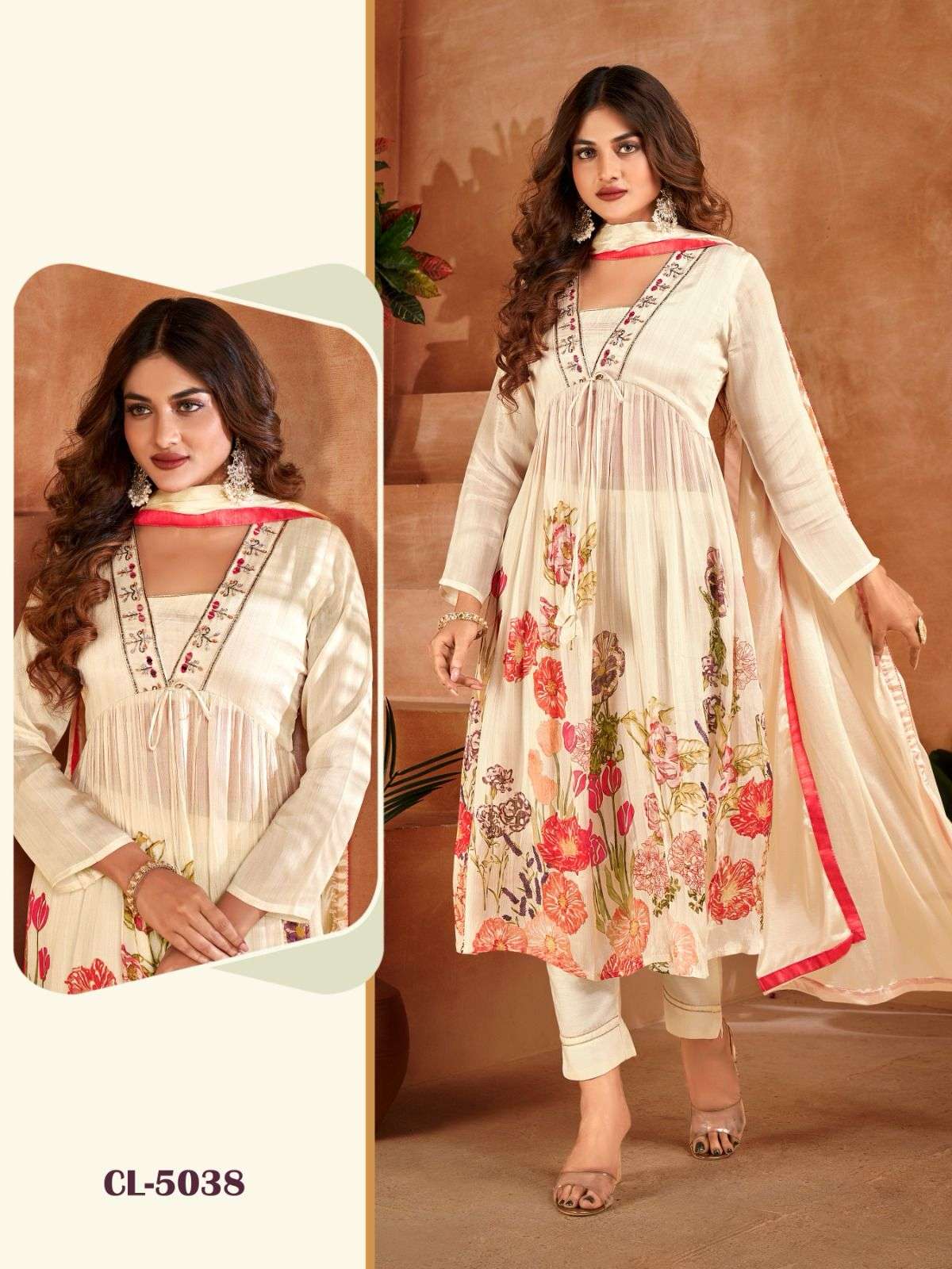 Colorx Cl 5038 To 5040 Readymade 3 Piece Casual Wear Set Festive Collection