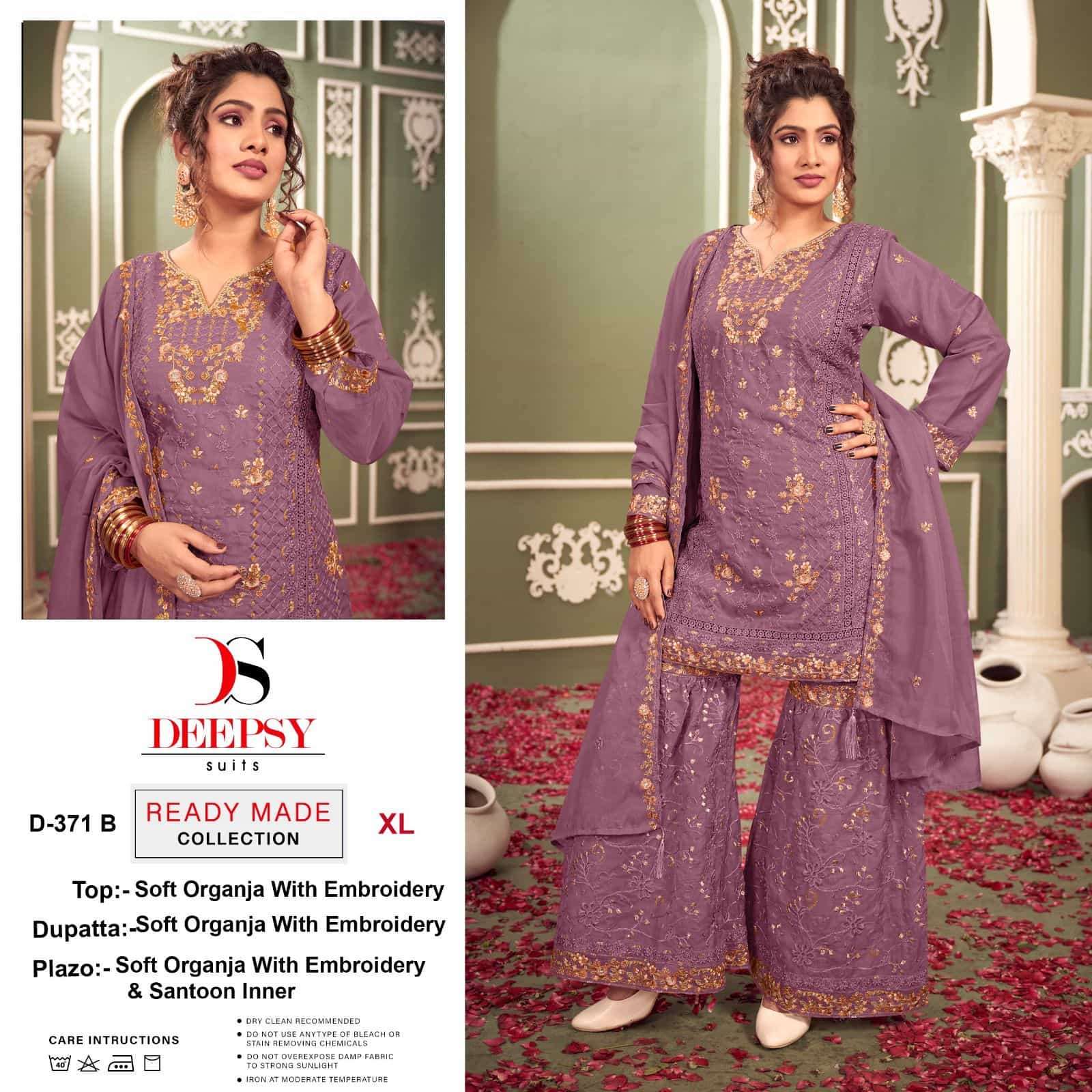 Deepsy D 371 B Pakistani Latest Designer Readymade Salwar Suit Suppliers