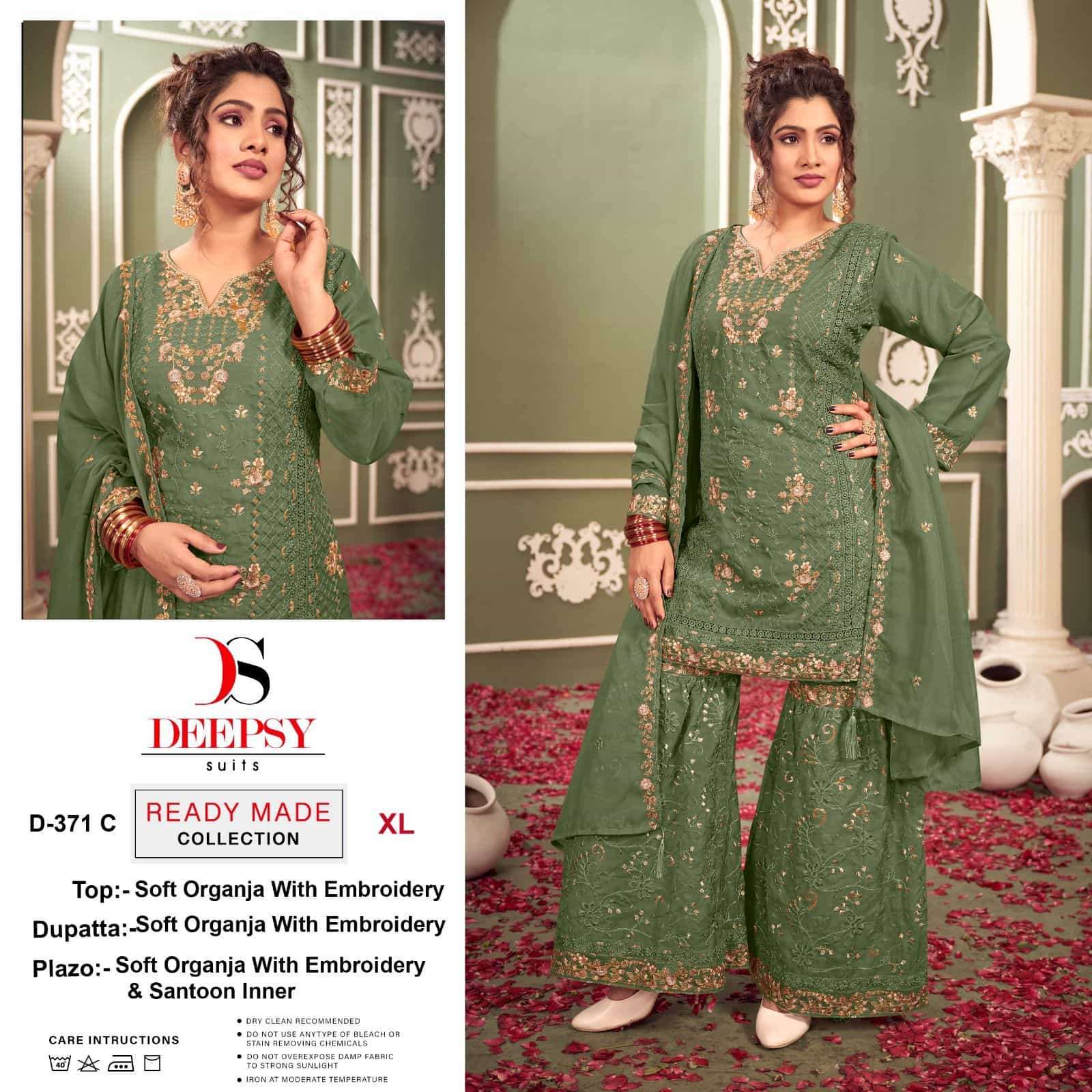 Deepsy D 371 C Exclusive Heavy Designer Style Pakistani Party Wear Collection