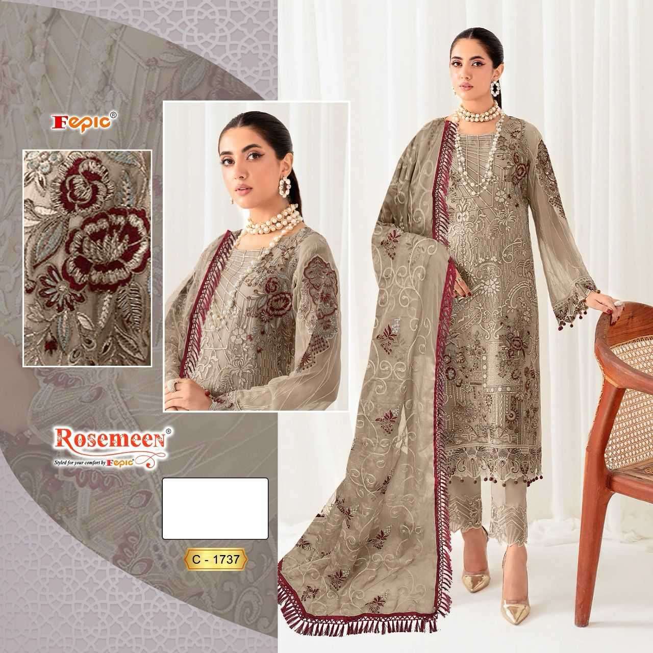 Fepic C 1737 Partywear Designer Pakistani Dress Latest Collection