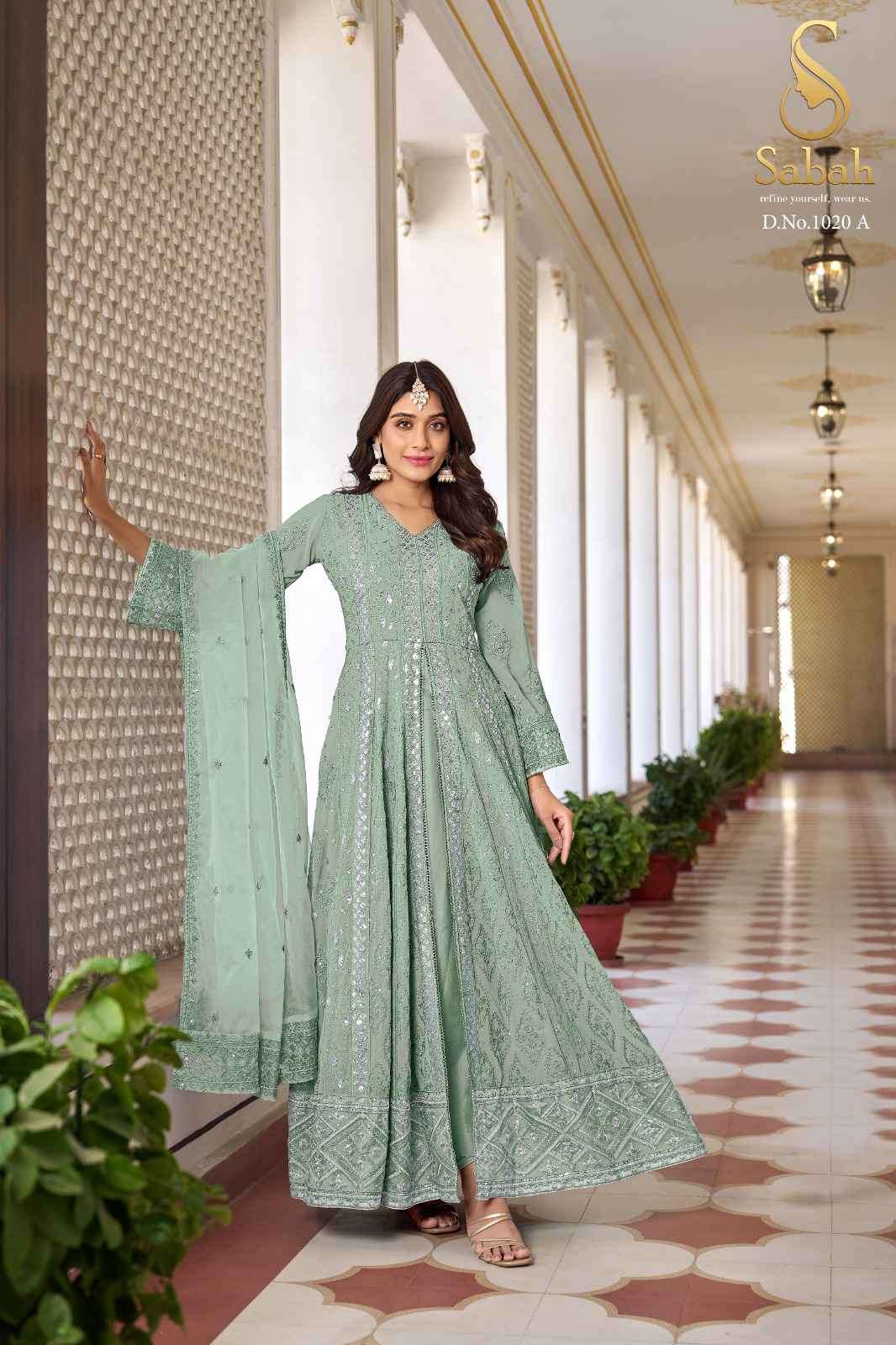 Fk Fashion Sabah Ruhani 1020 Colors Wedding Wear Designer Dress Online Collcetion