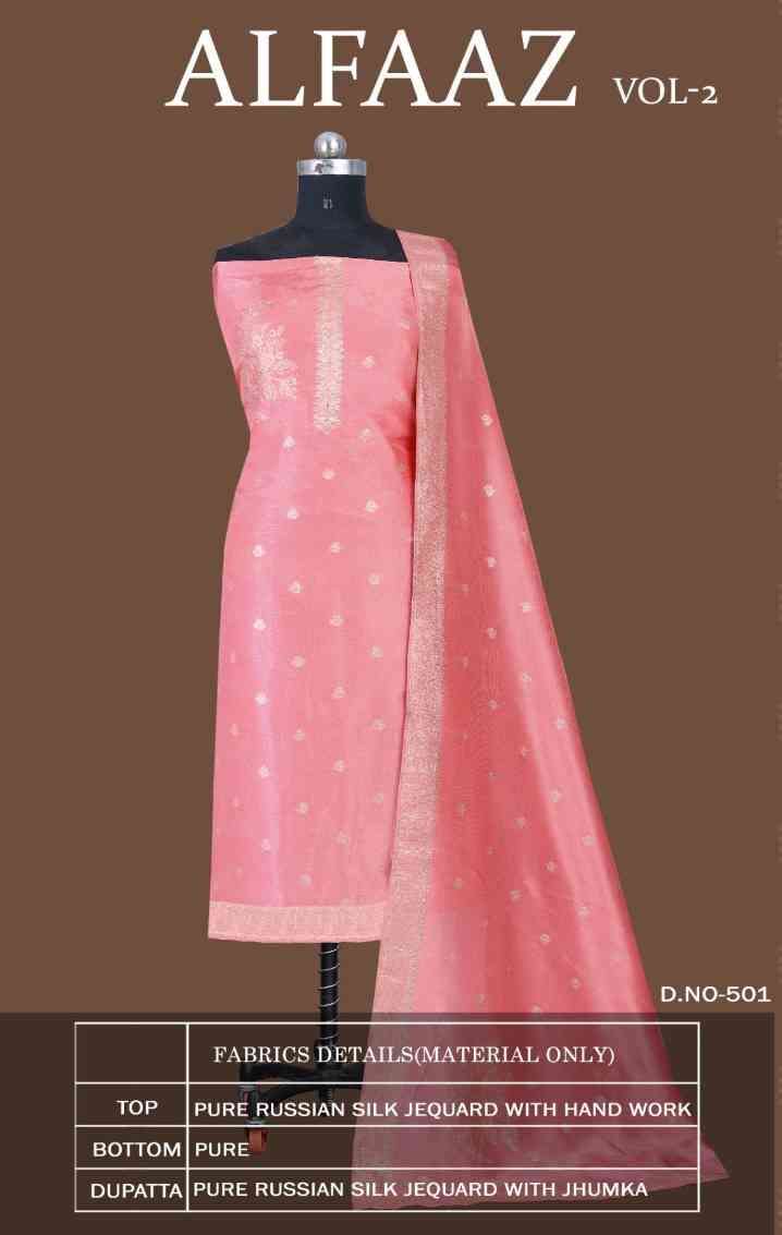 Fourdots Alfaaz Vol 2 Designer Jacquard Silk Festive Wear Dress New Designs