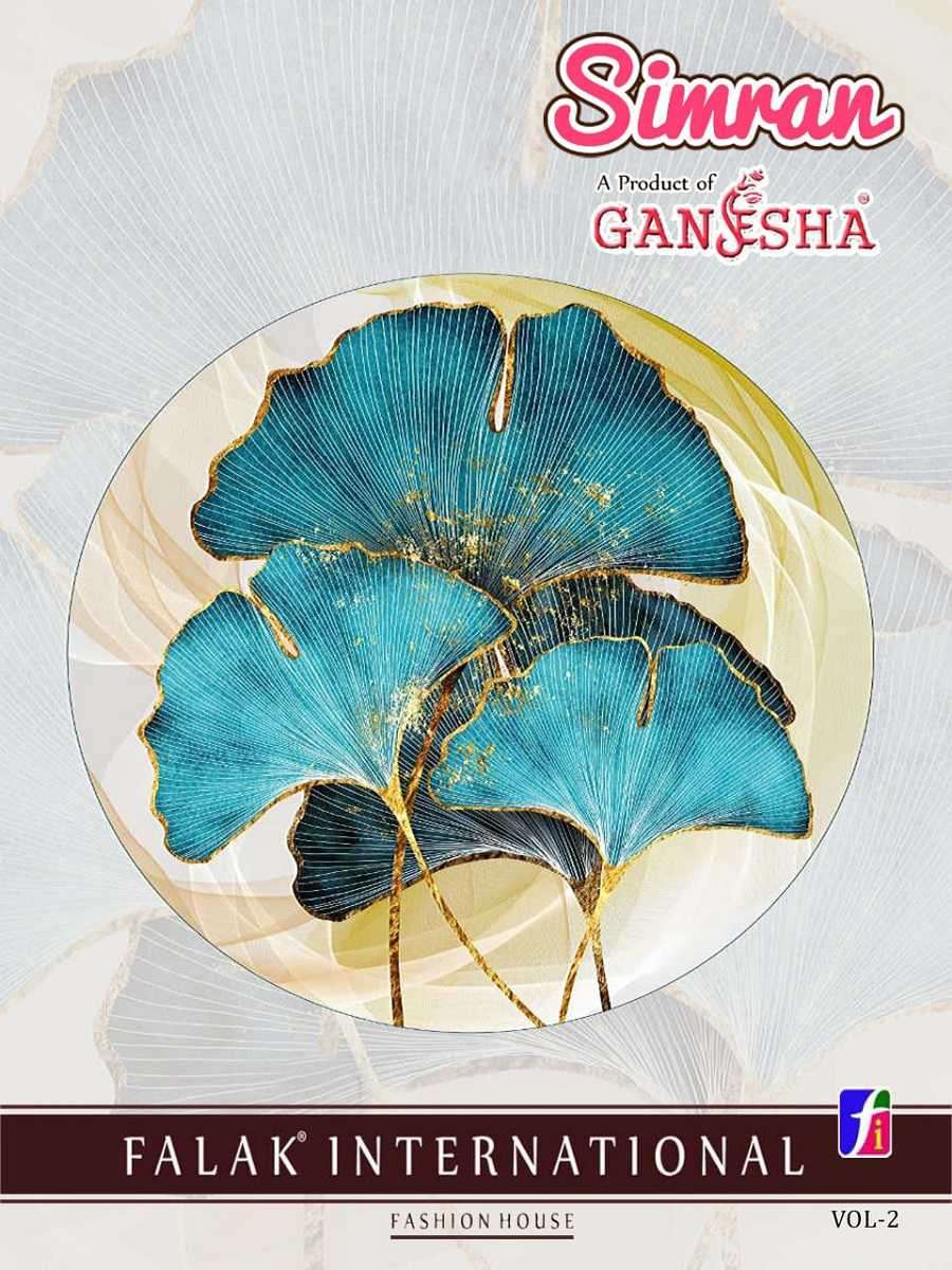 Ganesha Simran Vol 2 Summer Collection Printed Saree Online Dealers