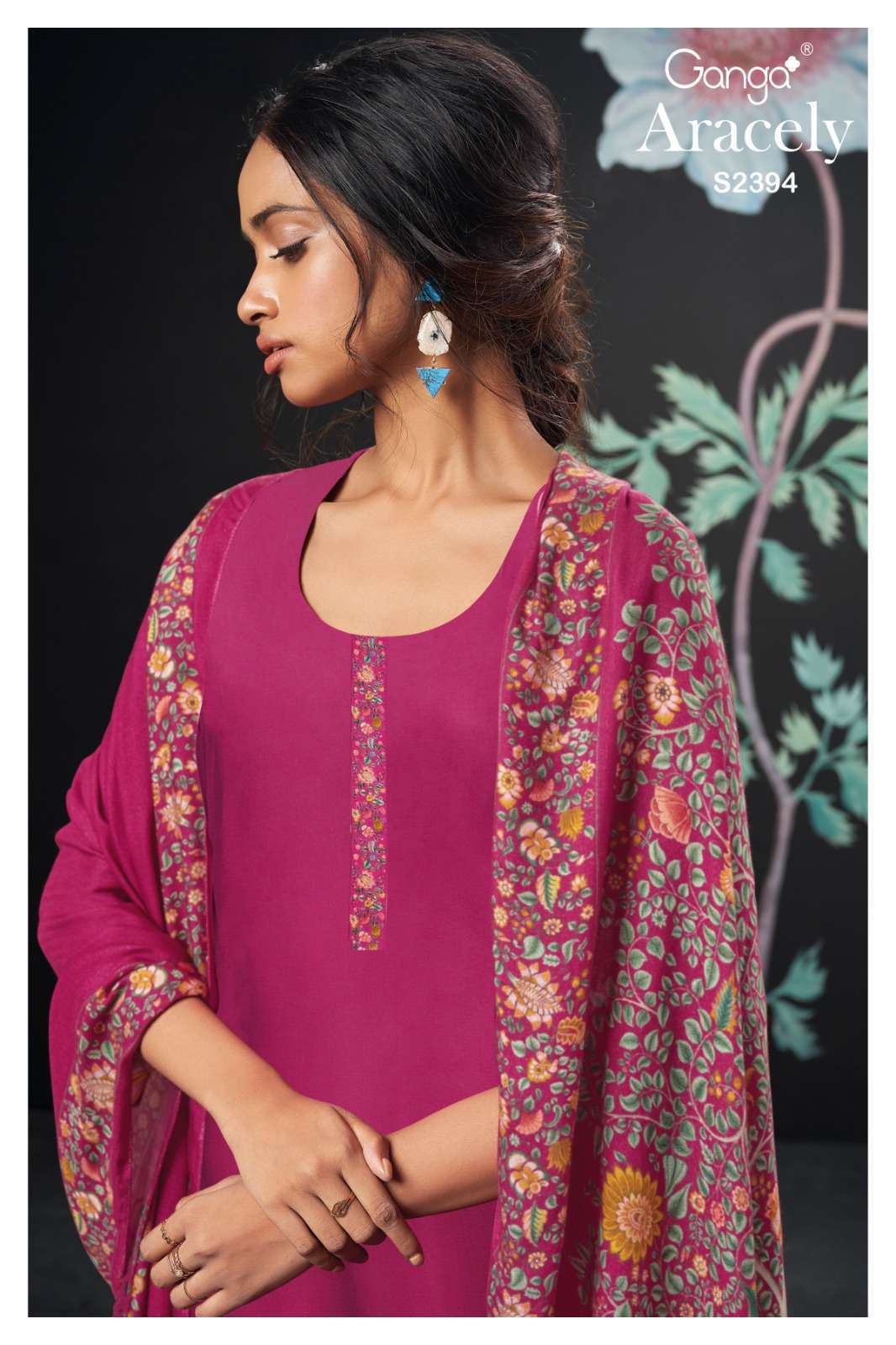 Ganga Aracely 2394 Premium Cotton Silk Exclusive Ladies Suit Wholesalers