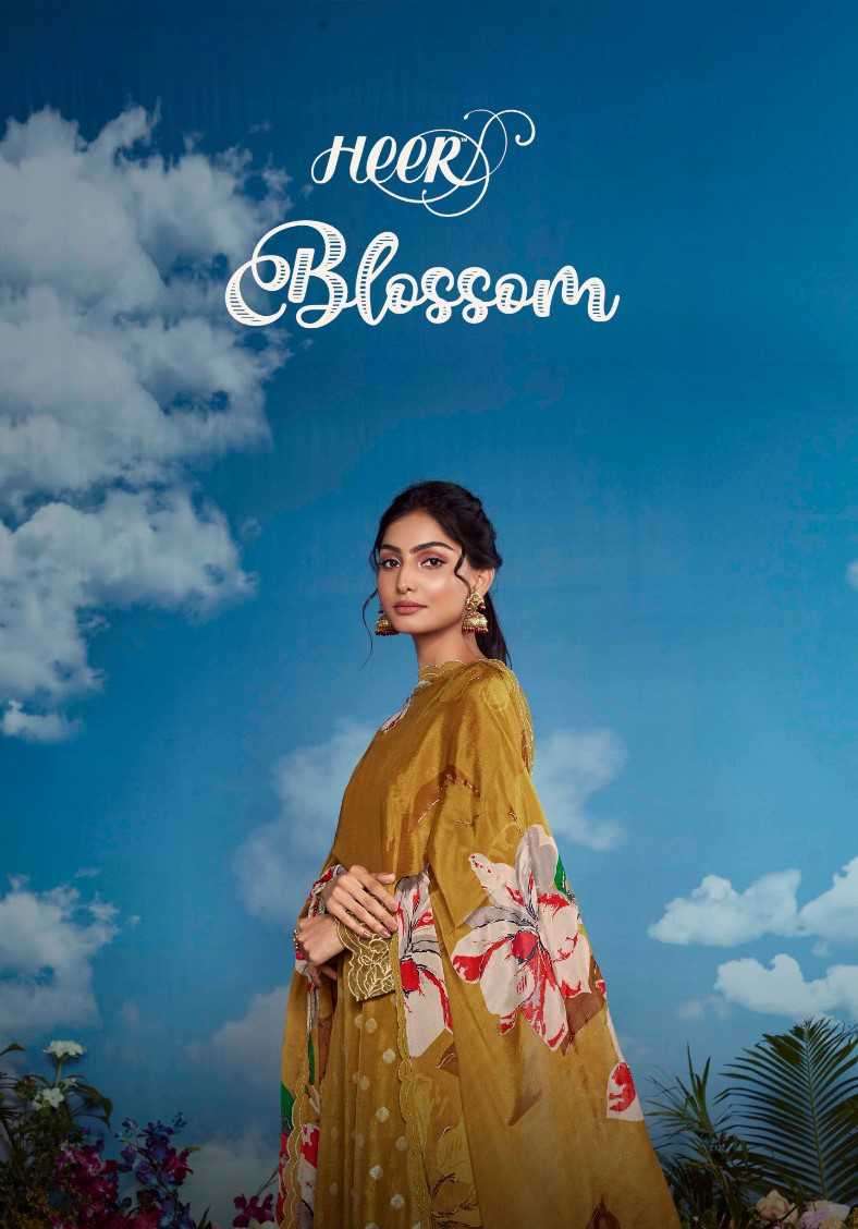 Kimora Heer Blossom Designer Muslin Festive Wear Fancy Suits Exporters