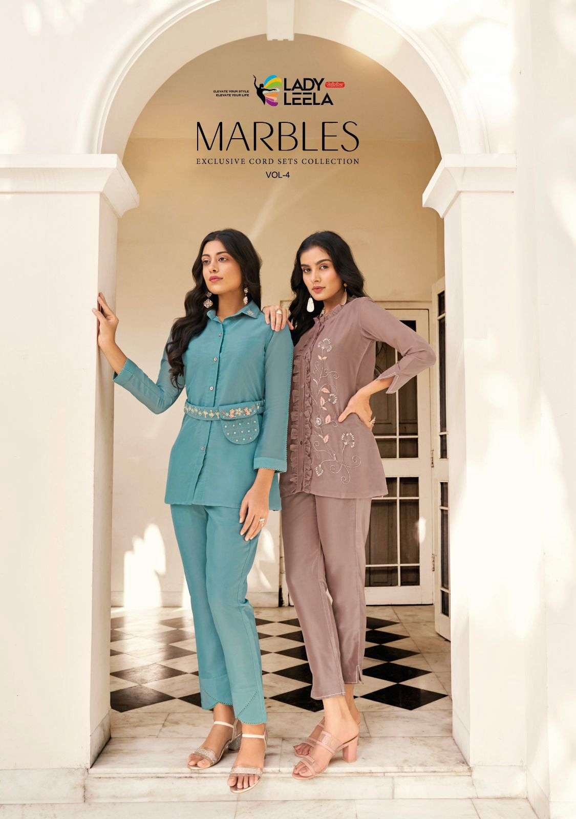 Lady Leela Marbles Vol 4 Premium Designs Cord Set Western Outfit