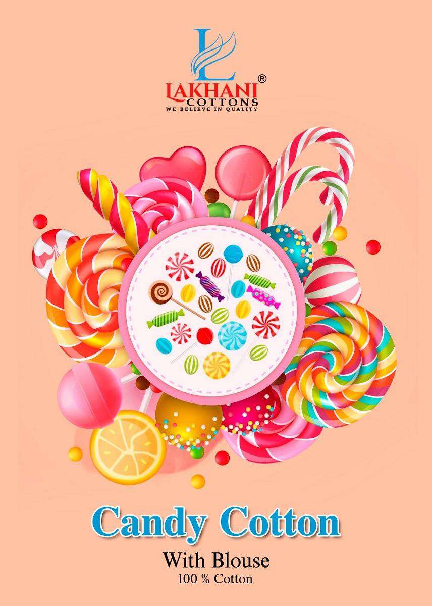 Lakhani Cotton Candy Cotton Summer Collection Printed Cotton Saree Dealers In Surat