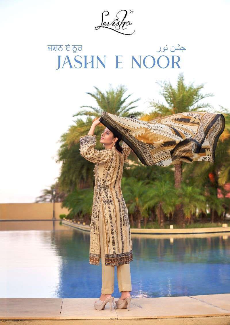 Levisha Jashn E Noor Digital Print Exclusive Cotton Suit Exporters In Surat