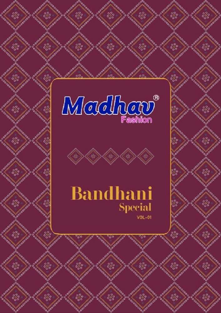 Madhav Badhani Special Vol 1 Pure Cotton Dress Dealers Bandhani Dress New Collection