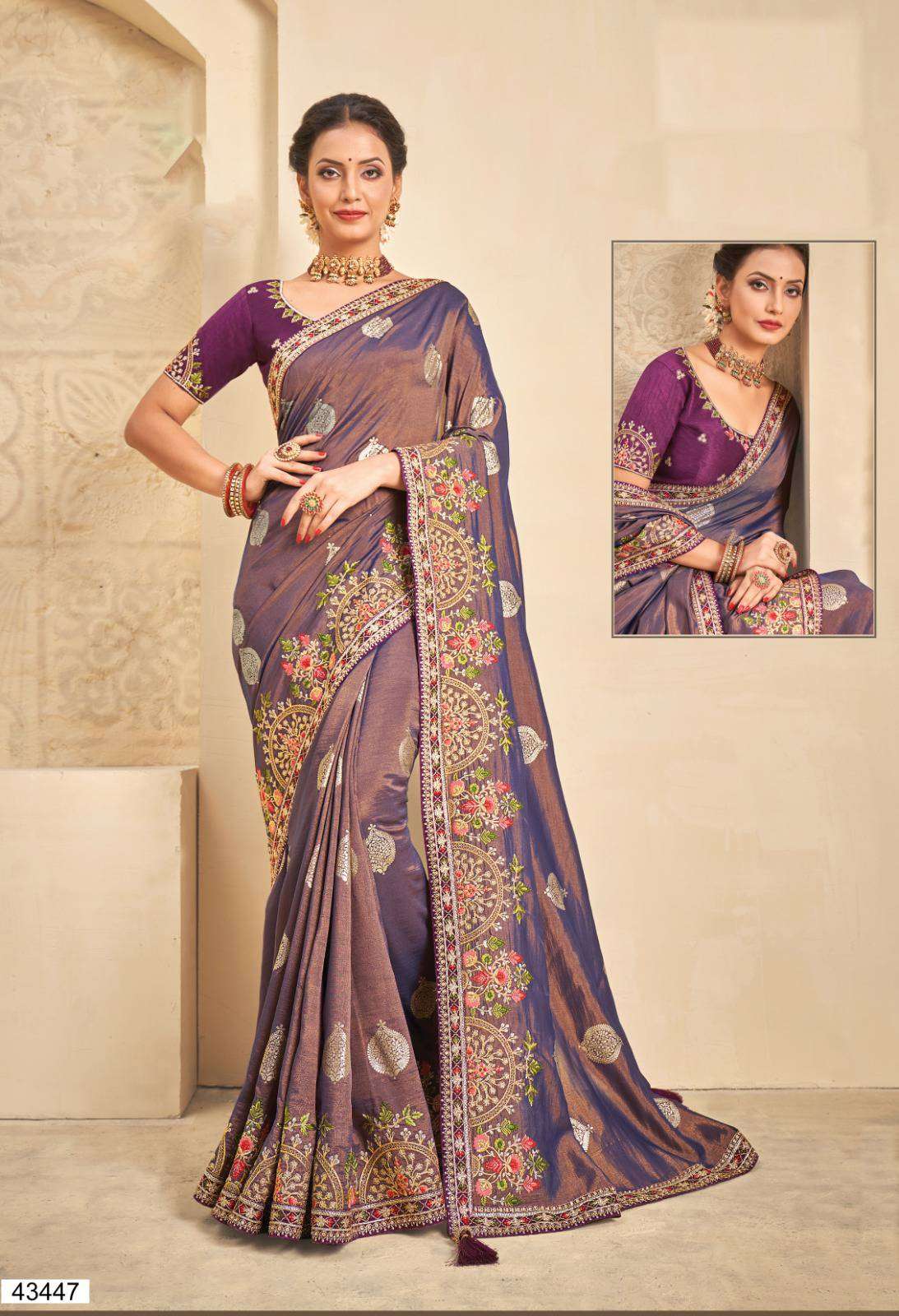 Mahotsav Norita Helisha 43447 To 43452 Designer Silk Saree Wedding Collection