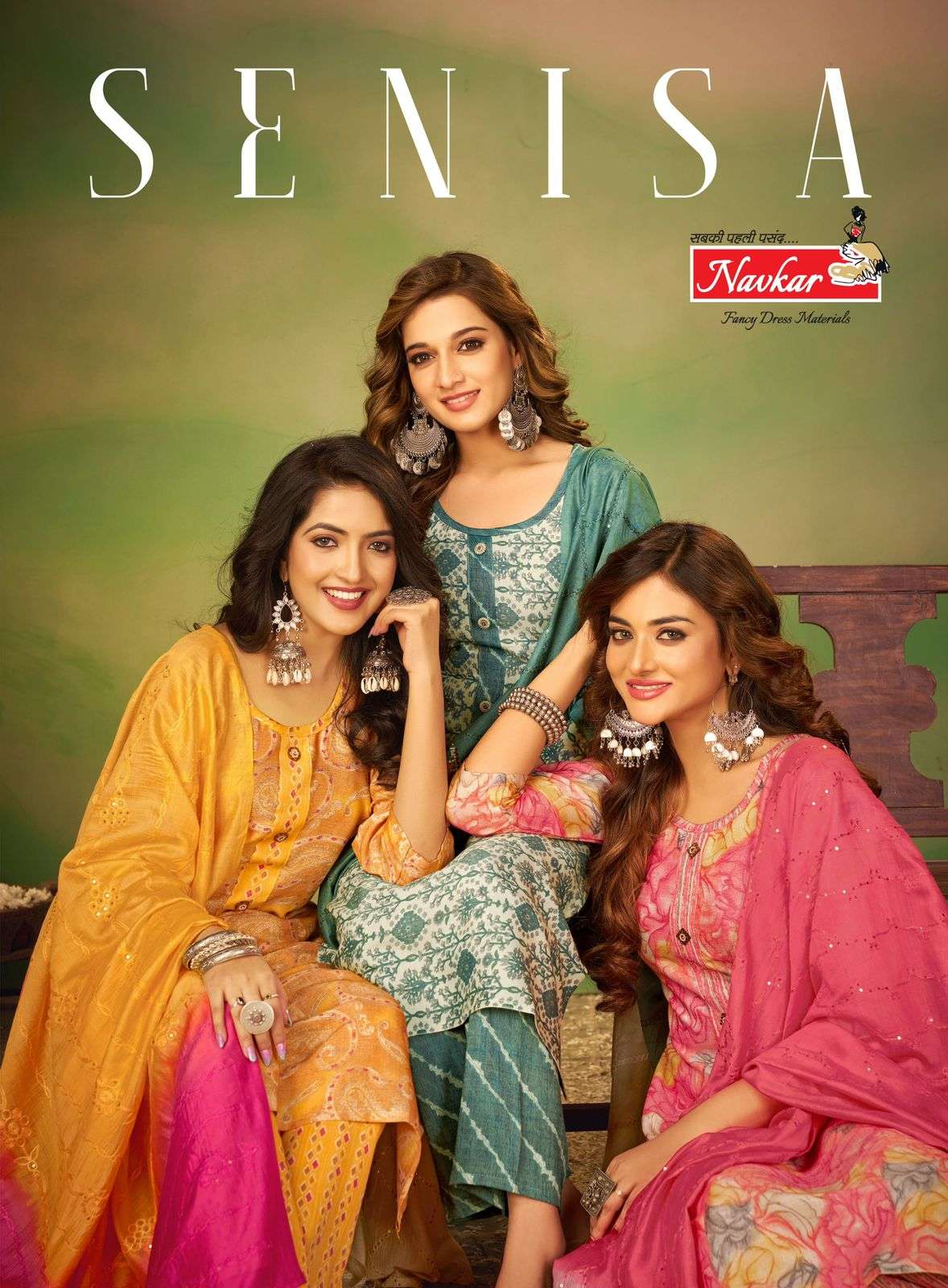 Navkar Senisa Vol 1 Online Store Dealers Fancy Rayon Readymade 3 Piece Pair Collection