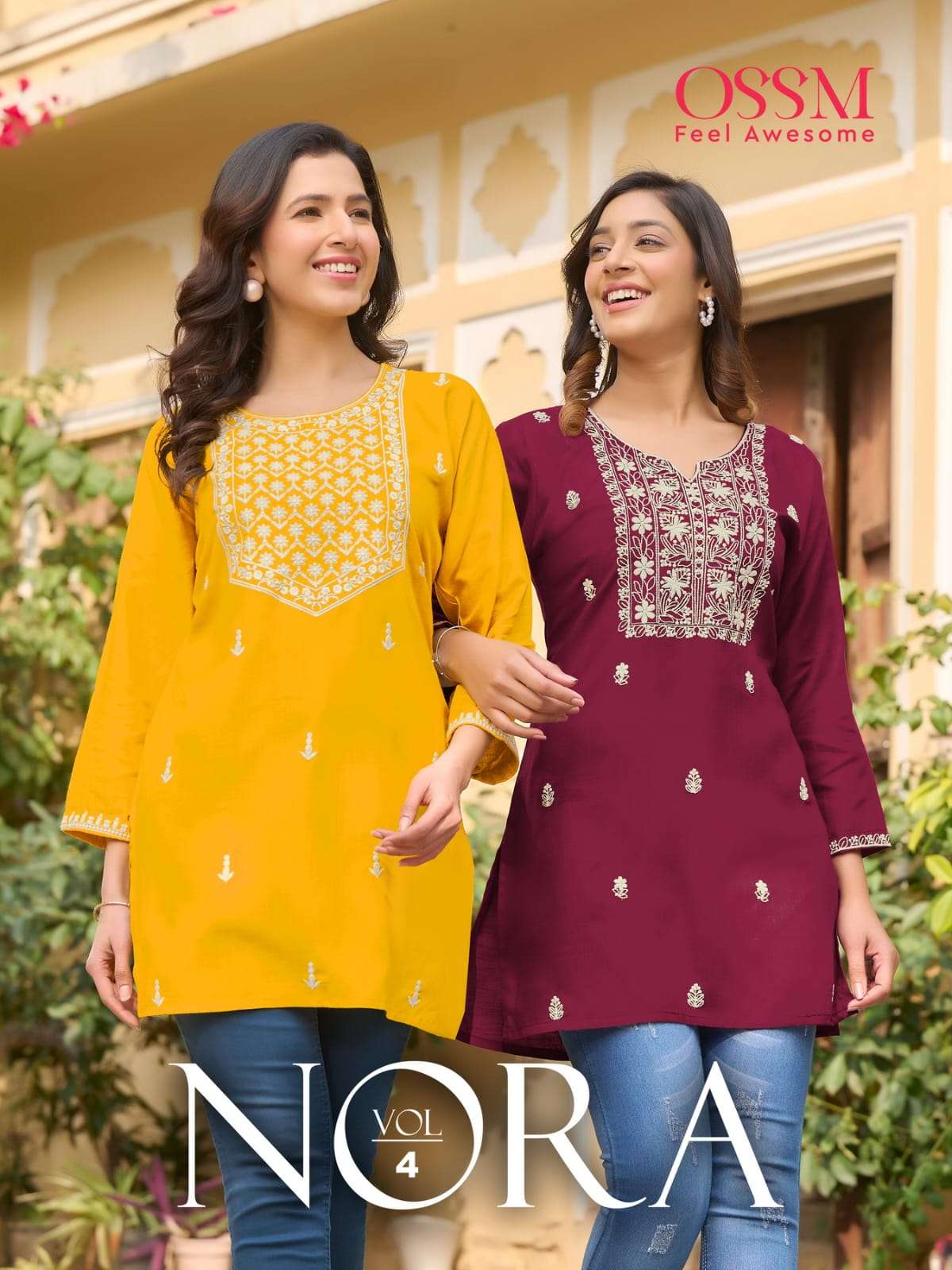 Ossm Nora Vol 4 Heavy Rayon Short Tops Online Store Dealers In Surat