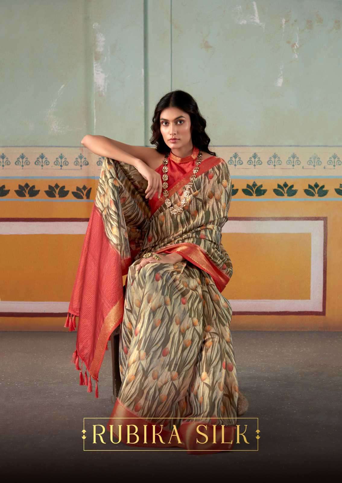 Rajyog Rubika Silk 310001 To 310008 Partywear Fancy Silk Saree Online Collection
