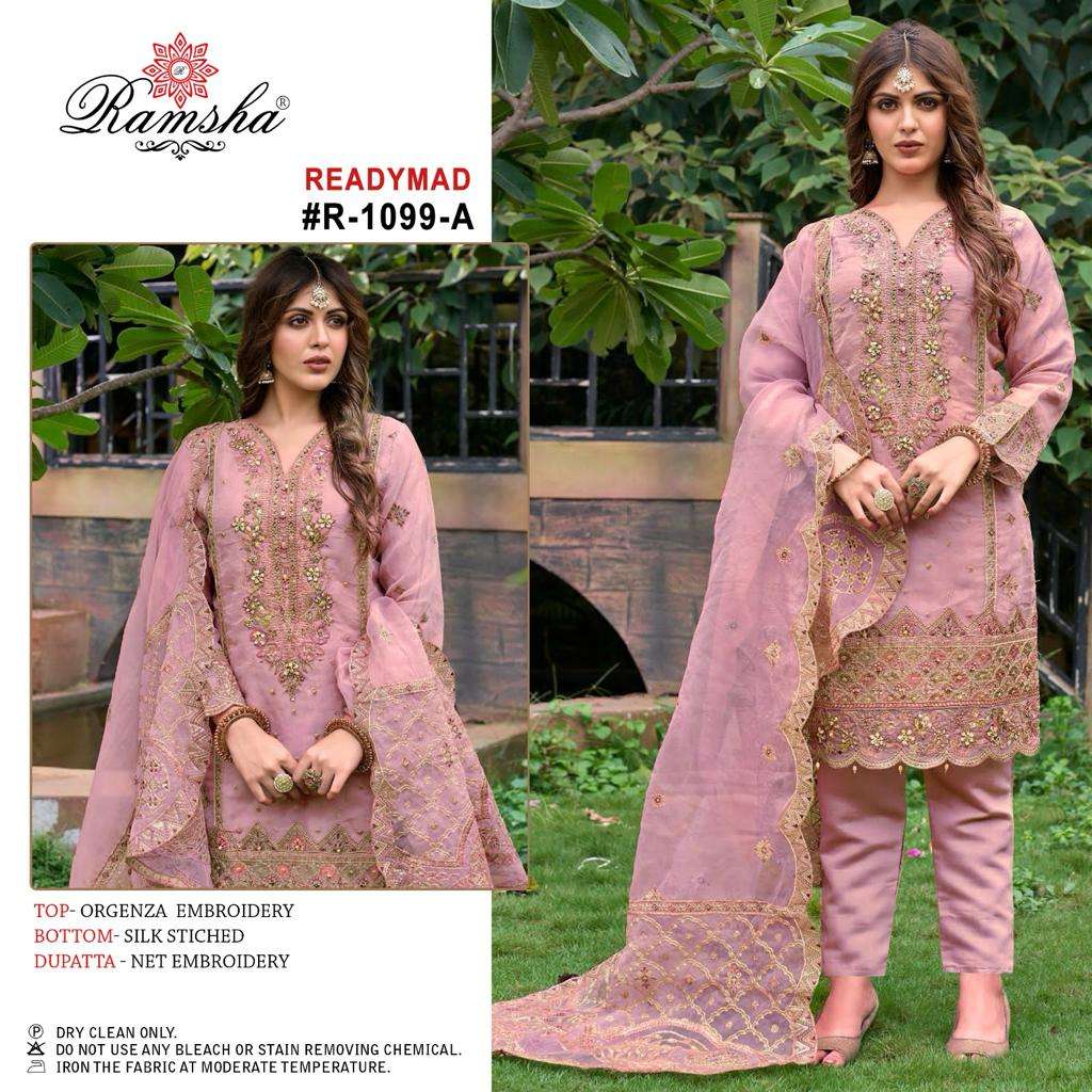 Ramsha R 1099 A Pakistani Heavy Designer Style Festive Wear Suit Exporter