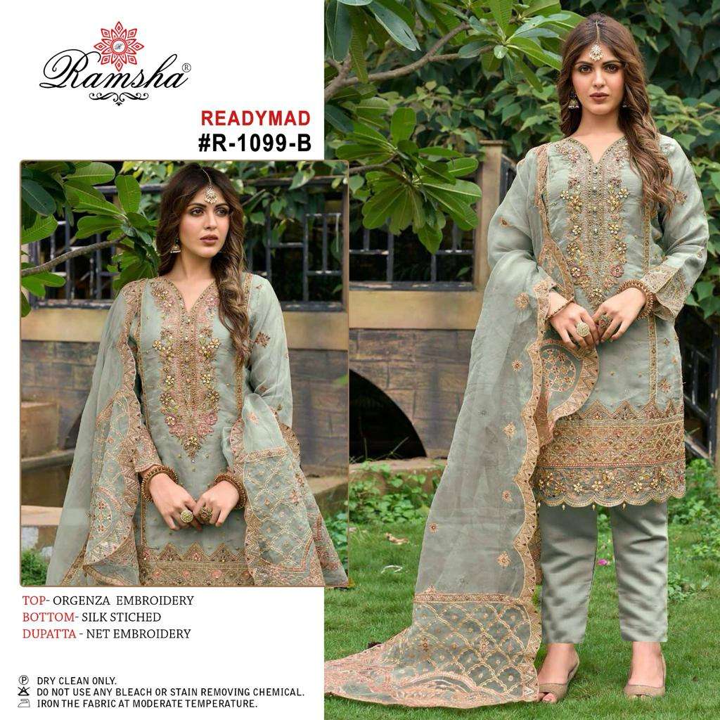 Ramsha R 1099 B Latest Fancy Designer Style Pakistani Salwar Suit Suppliers