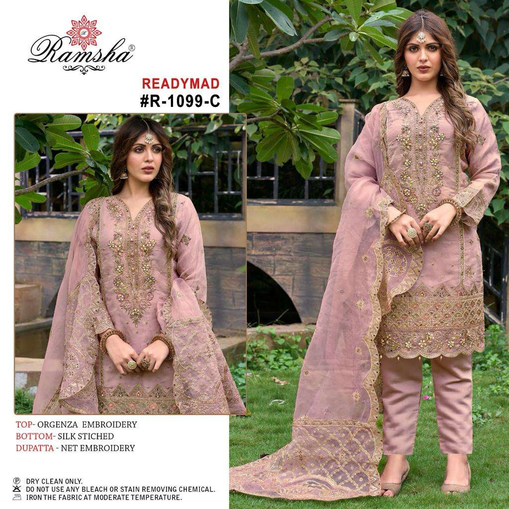 Ramsha R 1099 C Festive Wear Style Pakistani Latest Designer Suit Wholesaler