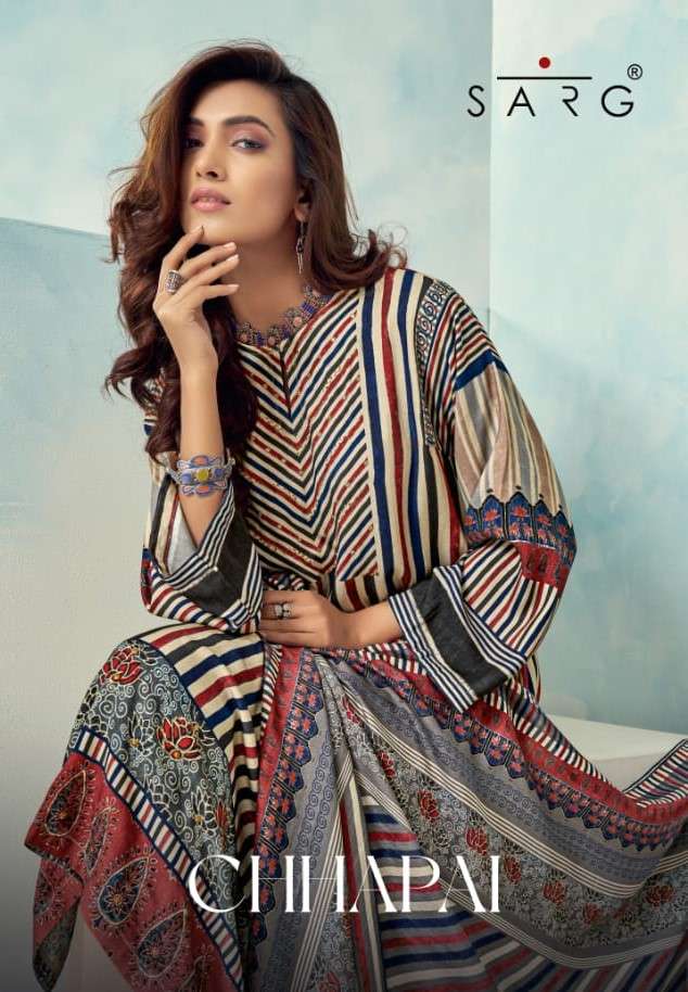 Sarg Chhapai Fancy Muslin Digital Print Exclusive Ladies Suit Suppliers