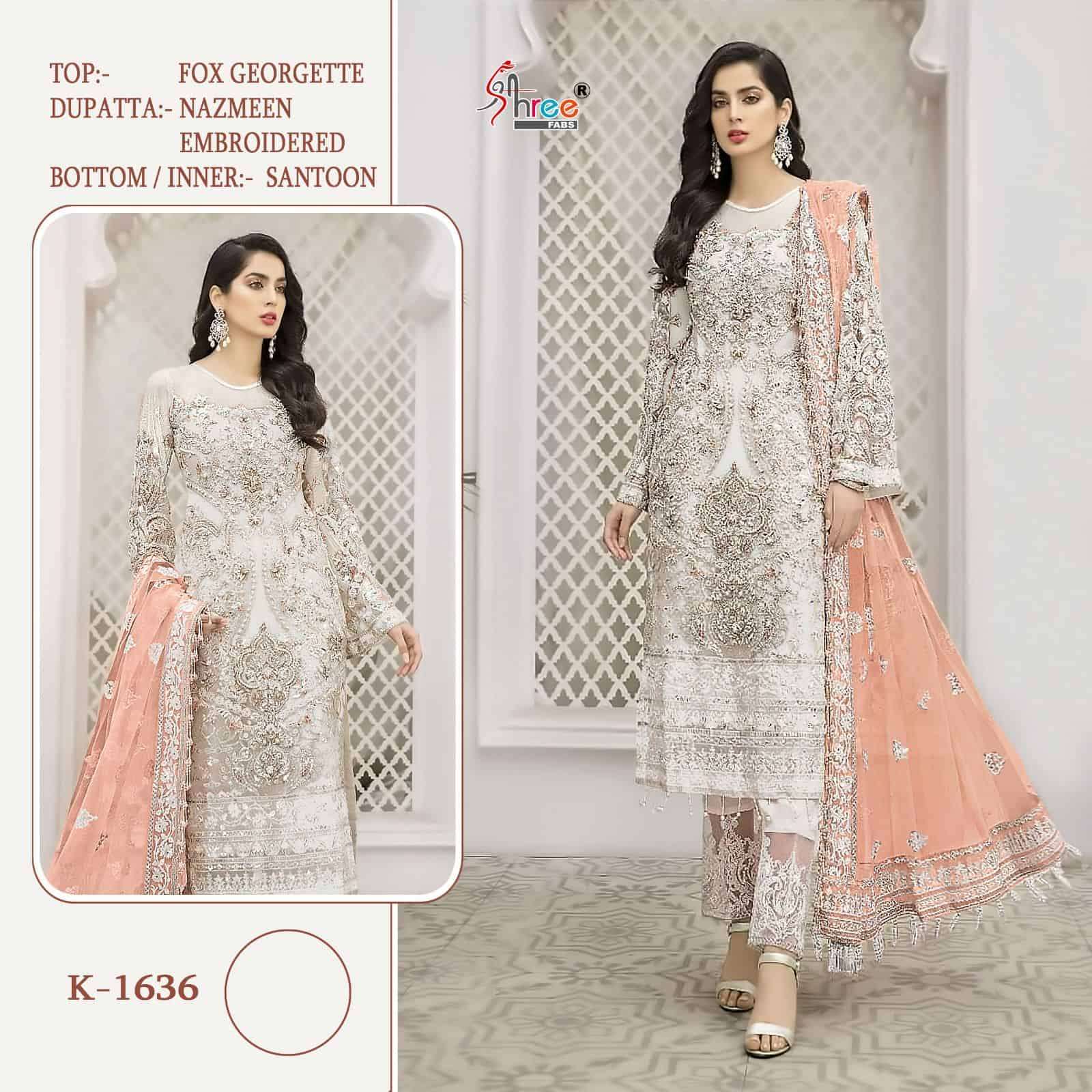 Shree Fabs K 1636 Colors Festive Wear Style Designer Pakistani Salwar Suit Wholesalers
