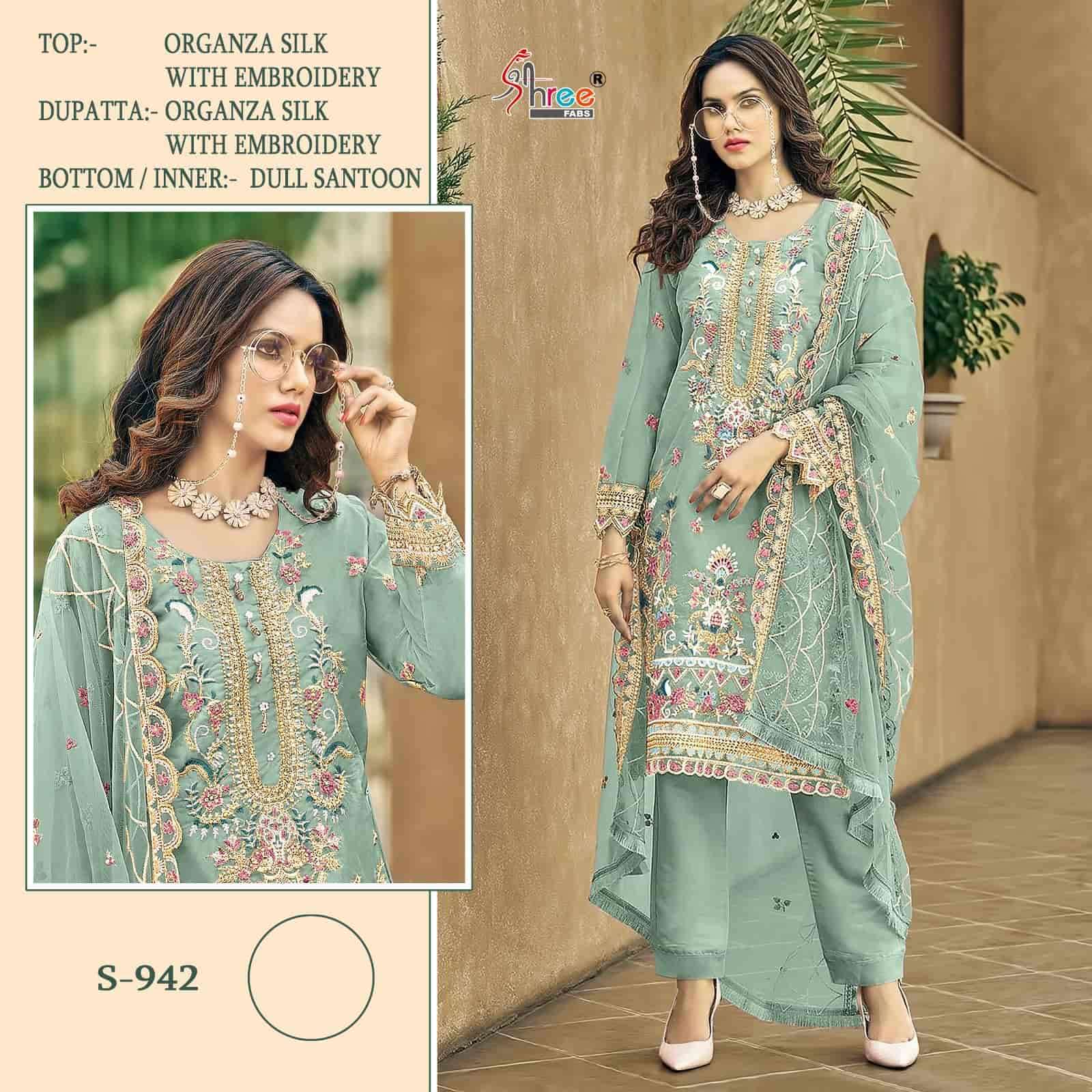 Shree Fabs S 942 Colors Pakistani Heavy Designer Style Festive Wear Collection