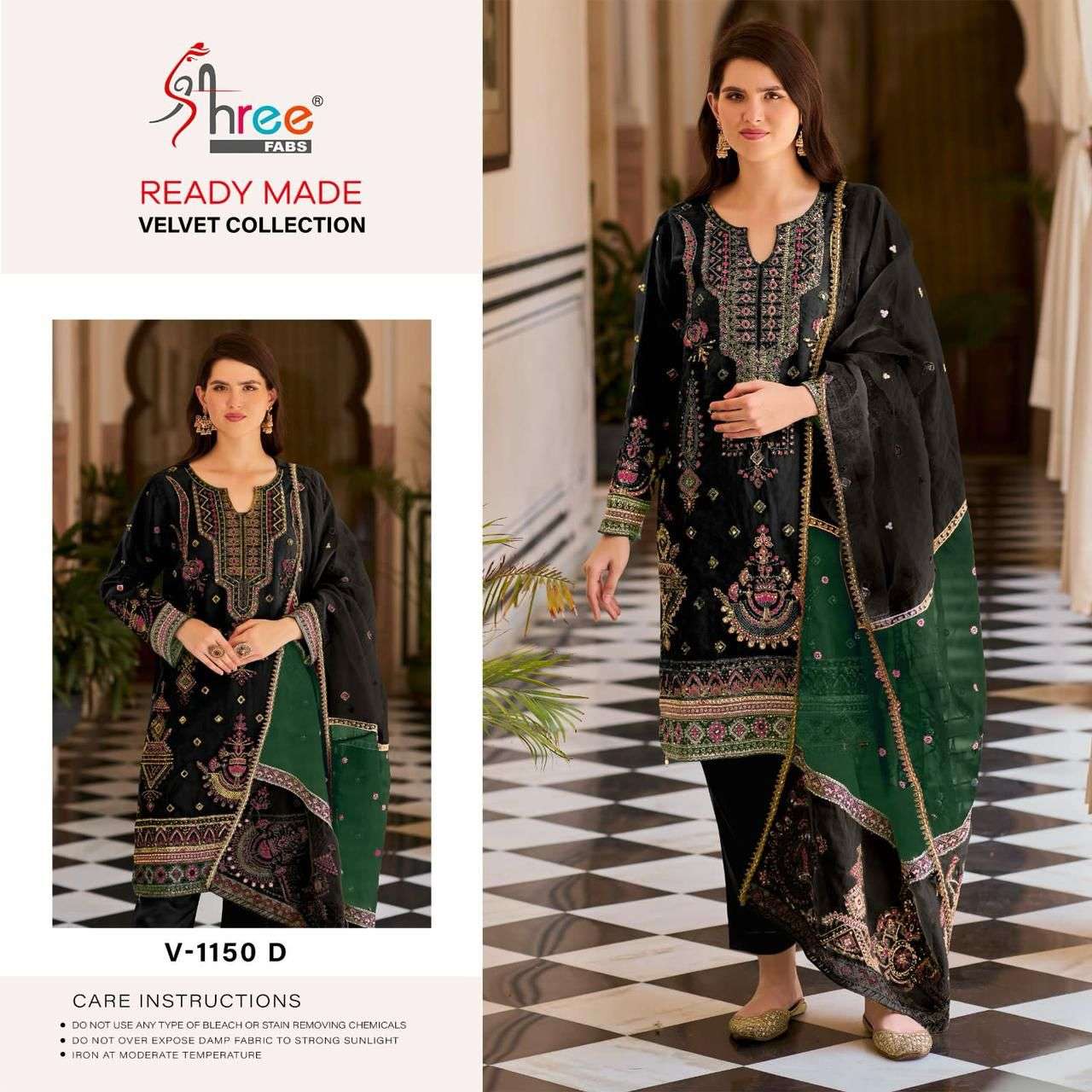 Shree Fabs V 1150 Colors Pakistani Festive Wear Style Winter Wear Suit Wholesalers