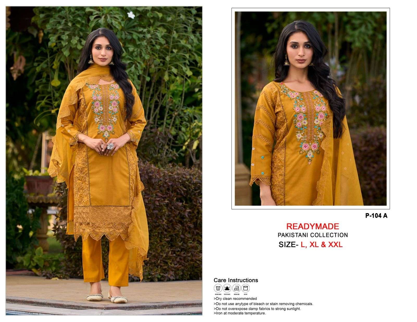 Ajraa P 104 Colors Readymade Pakistani 3 Piece Suits Festive Collection