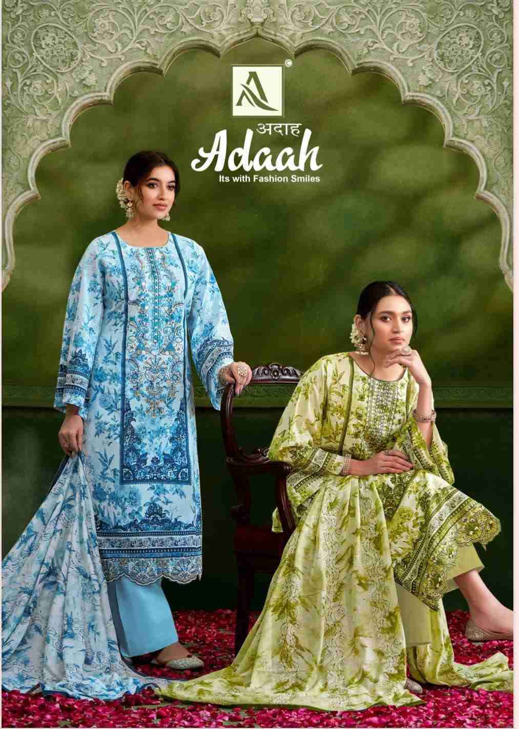 Alok Suit Adaah Festive Wear Cotton Salwar Kameez Branded Collection