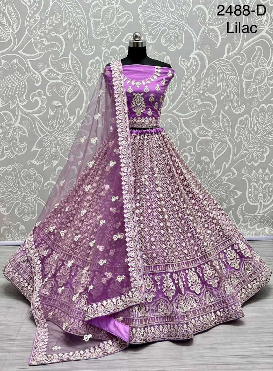 Anjani Art 2488 Colors Online Store Supplier Designer Wedding Wear Lehenga Choli
