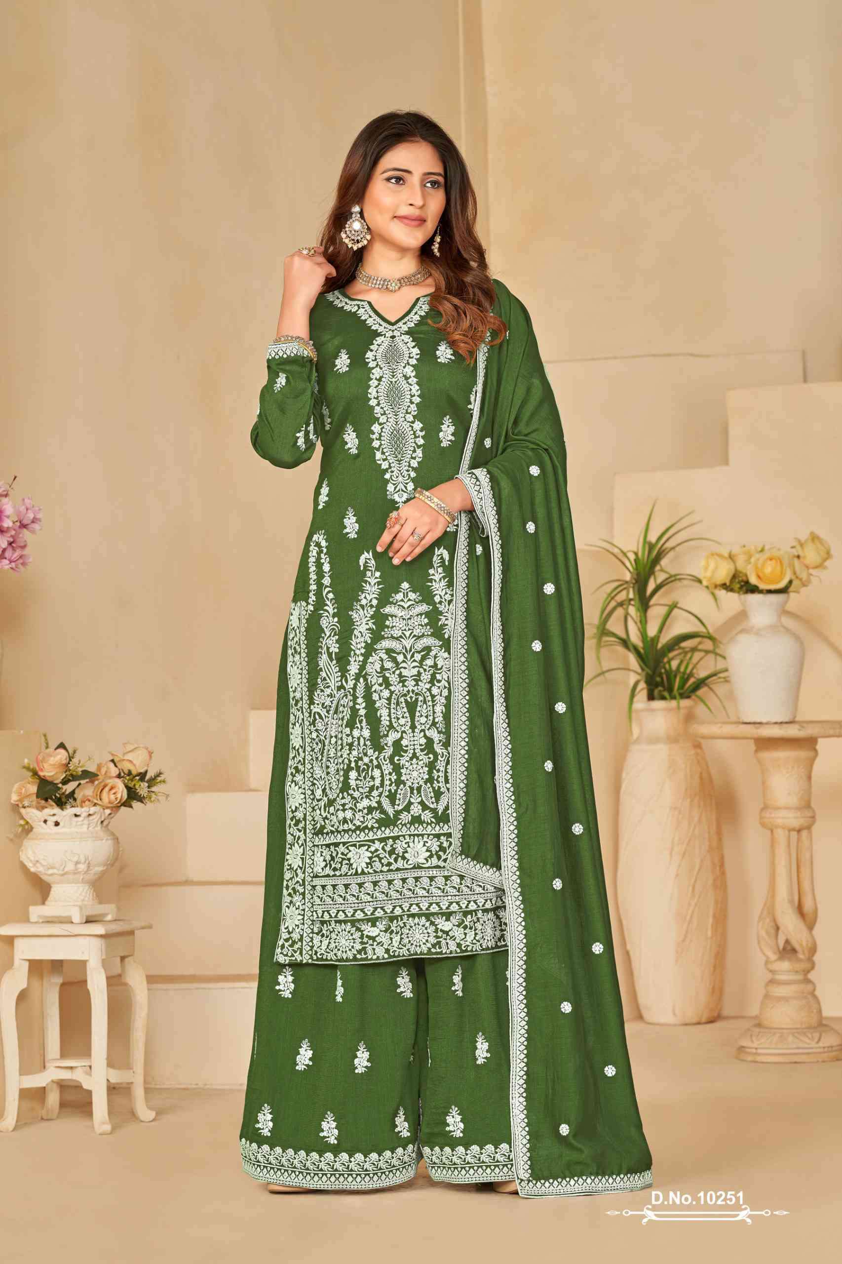 Anjubaa Vol 25 Fancy Silk Designer Salwar Kameez Dealers Wedding Collection