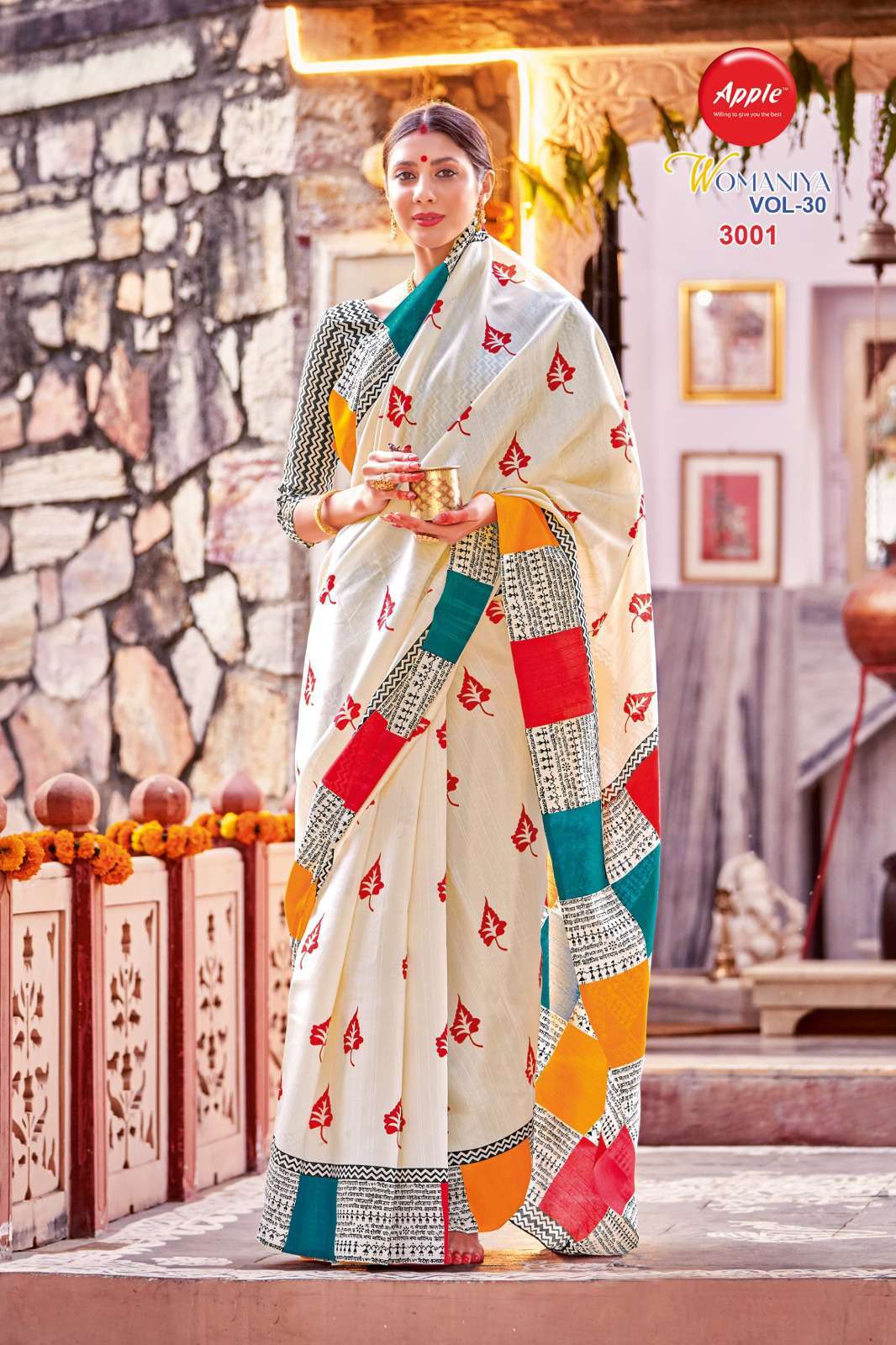 Apple Womaniya Vol 30 Online Store Suppliers Fancy Printed Saree Collection