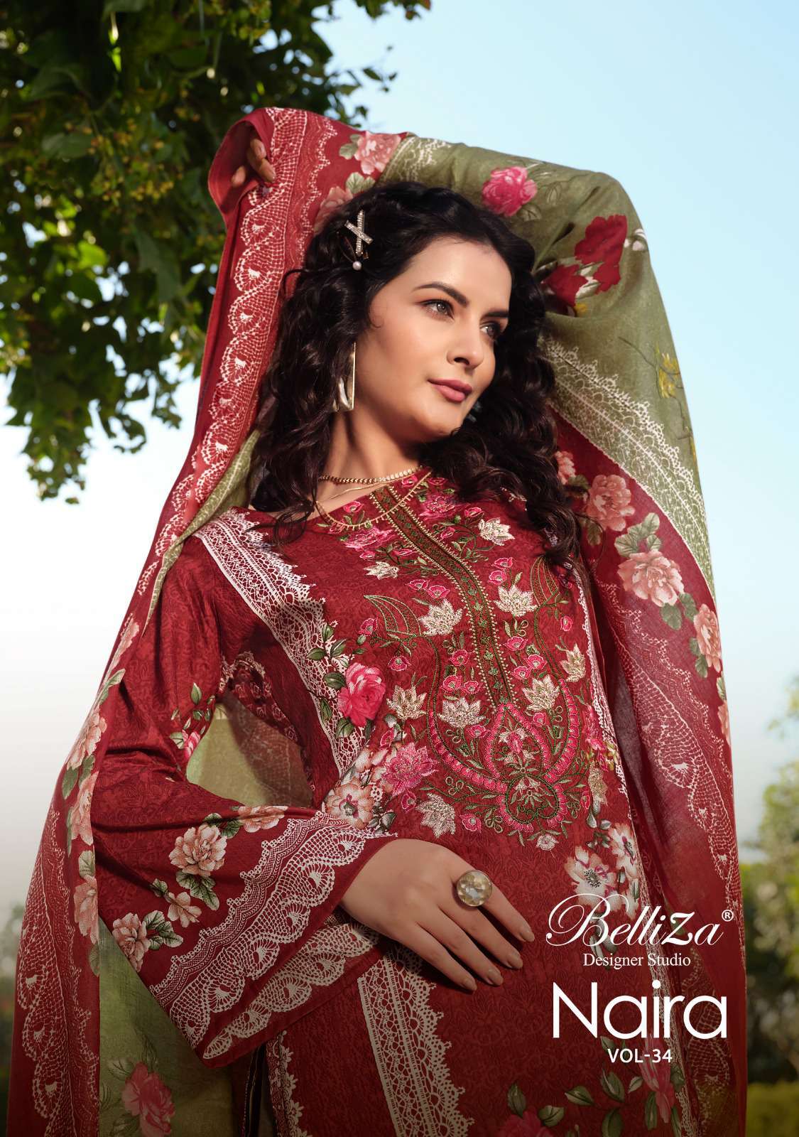 Belliza Naira Vol 34 Premium Designs Cotton Salwar Kameez Summer Collection