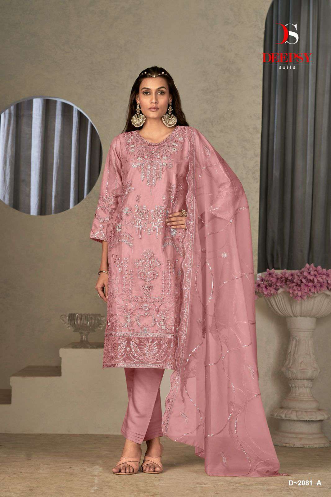 Deepsy D 2081 Colors Festive Wear Organza Pakistani Suit Catalog Dealers