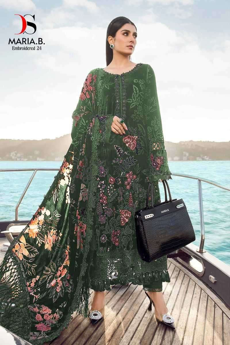 Deepsy Maria B Embroidered 24 3354 Colors Pakistani Rayon Dress Festive Collection