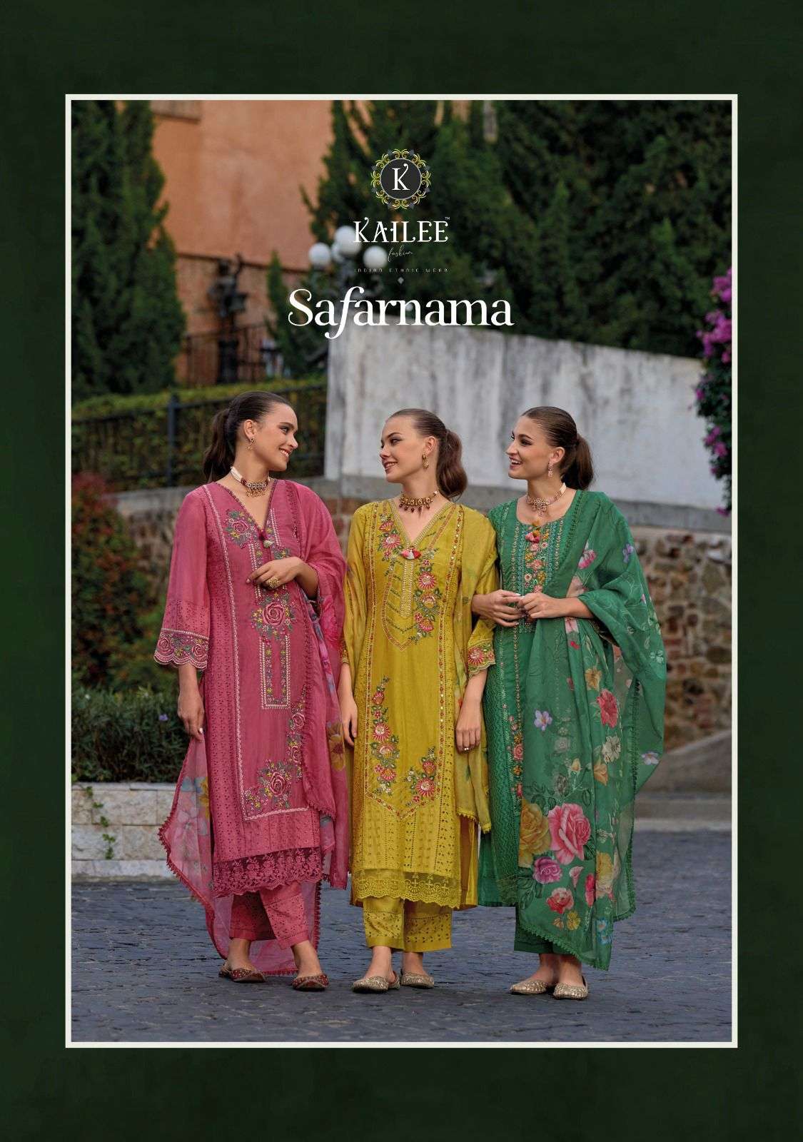 Kailee Safarnama Vol 3 By Kalki Fashion Stylish Kurti Pant Dupatta Festive Collection