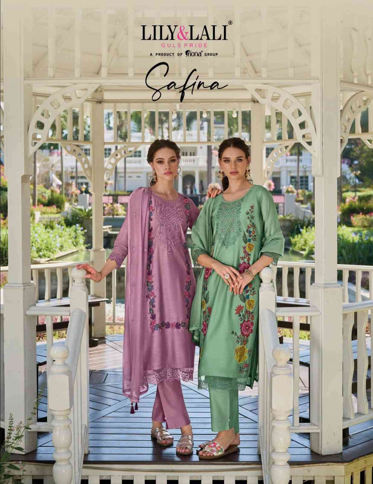 Lily And Lali Safina Premium Designs Kurti Pant Dupatta Festive Collection