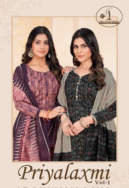 Miss World Choice Priyalaxmi Vol 1 Online Store Suppliers Pure Cotton Dress Material
