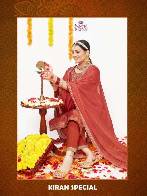 Panch Ratna Kiran Special Latest New Designs Festive Wear Dress Suppliers