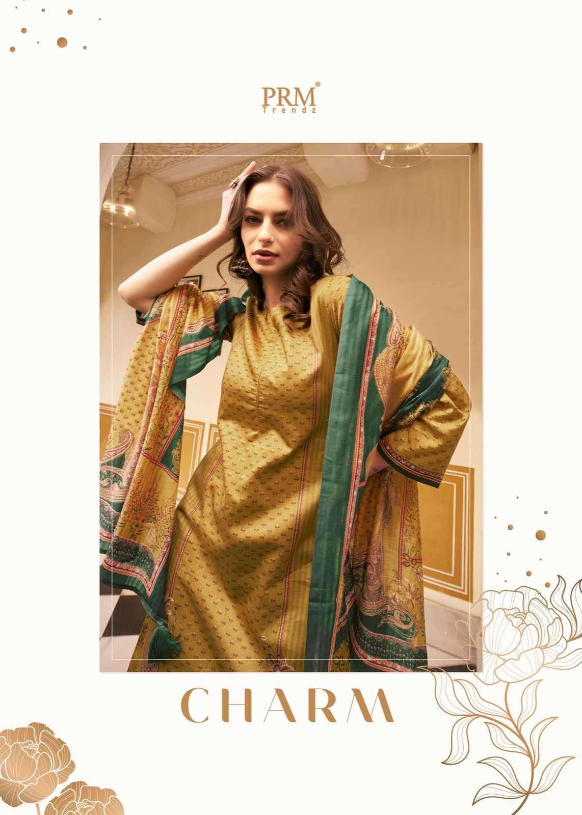 Prm Trends Charm Digital Printed Fancy Cotton Salwar Suit New Collection