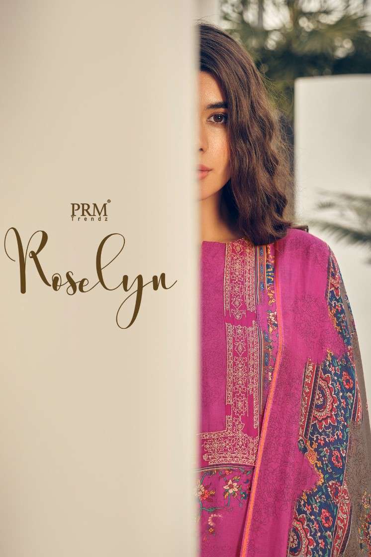 Prm Trends Roselyn Prue Muslin Silk Exclusive Festive Wear Suit New Collection