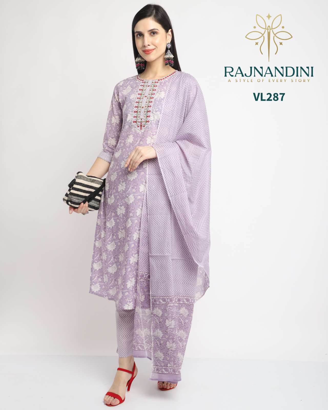 Rajnandini Zeel Festive Wear 3 Piece Set Combo Design Suit Suppliers