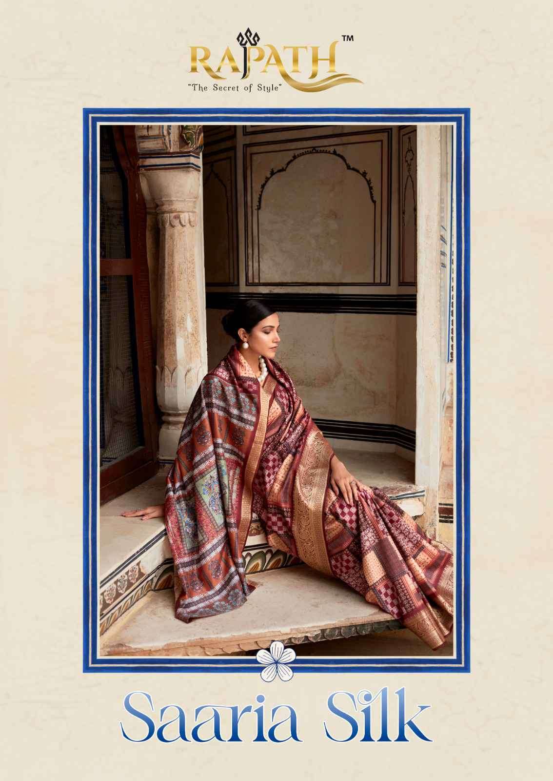 Rajpath Saaria Silk 290001 To 290008 Fancy Silk Wedding Wear Saree New Designs