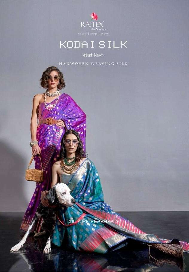 Rajtex Kodai Silk 364001 To 364006 Latest Designs Silk Partywear Saree Collection