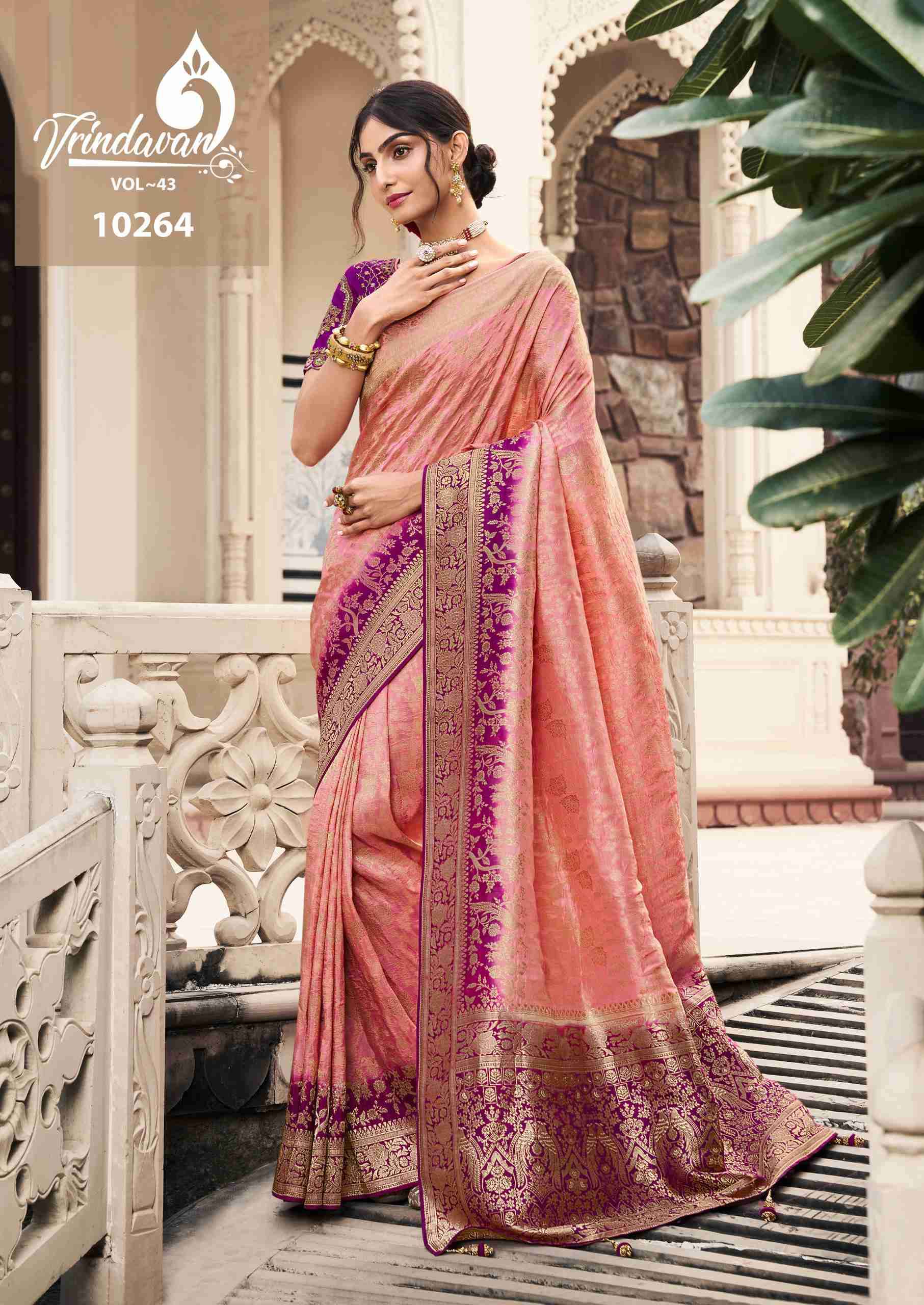 Royal Vrindavan Vol 43 10264 To 10274 Wedding Wear Designer Saree Online Collection
