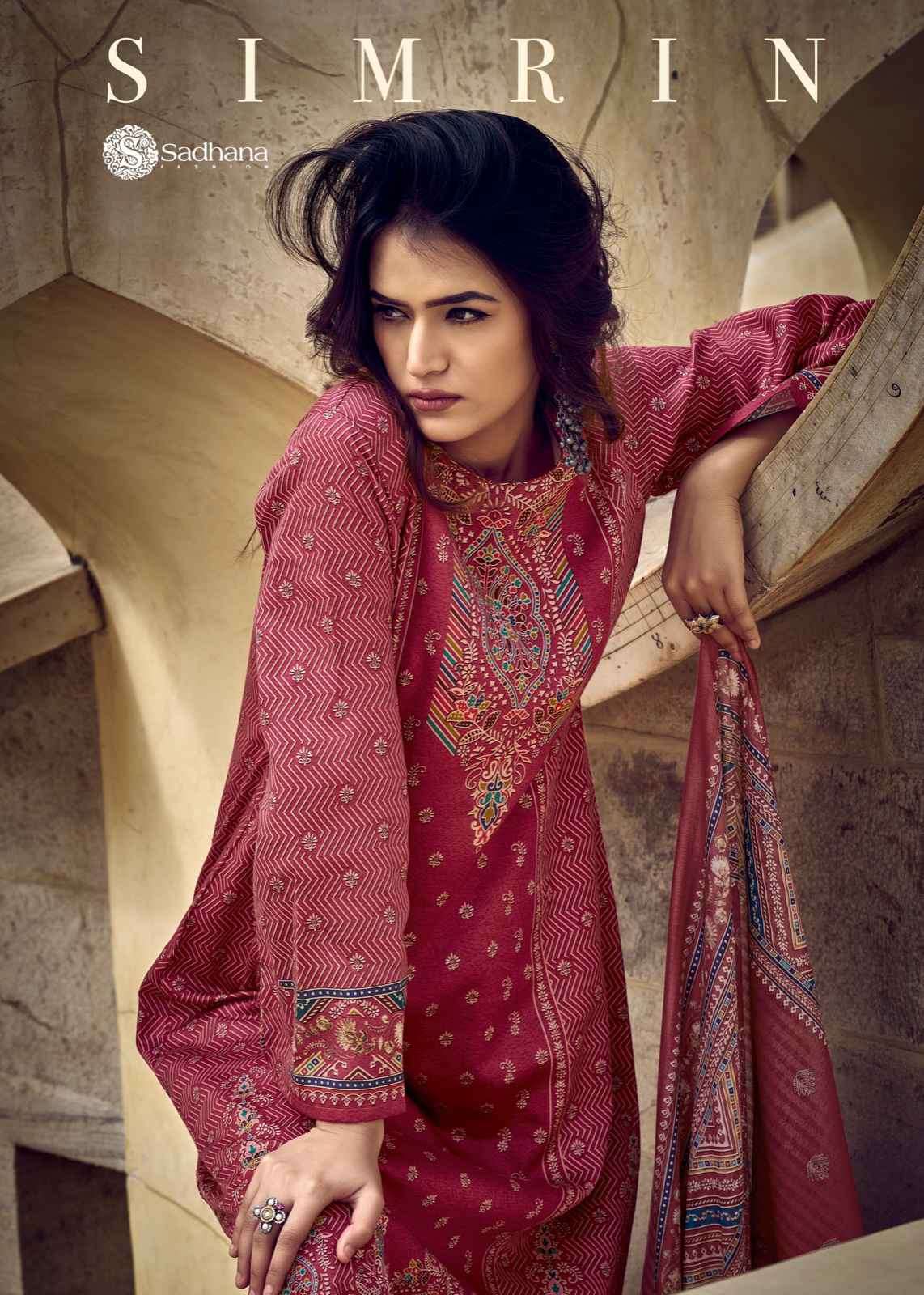 Sadhana Simrin Pure Jam Cotton Ladies Suit New Collection
