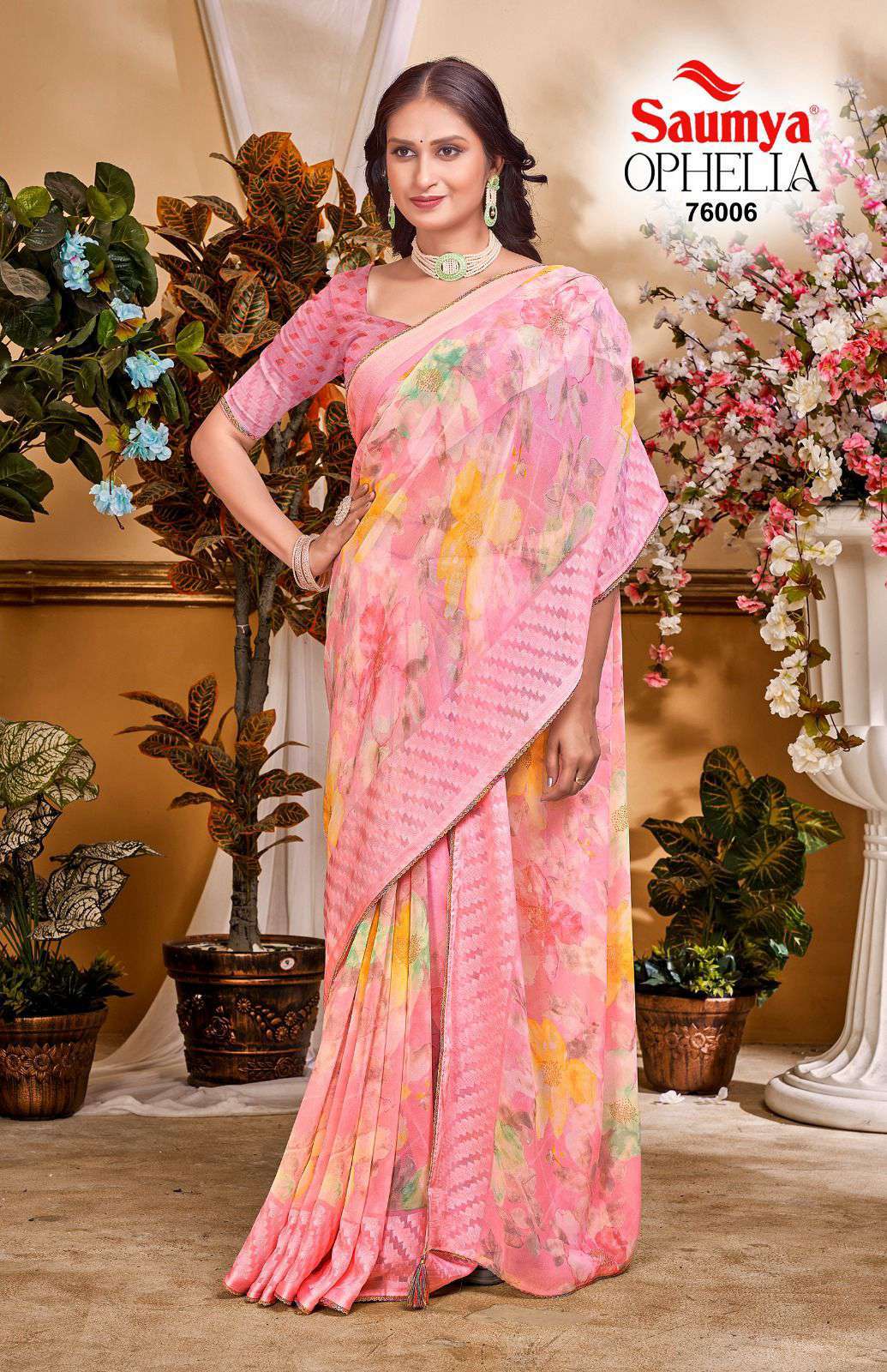 Saumya Ophelia Fancy Georgette Designs Exclusive Saree Dealers In Surat