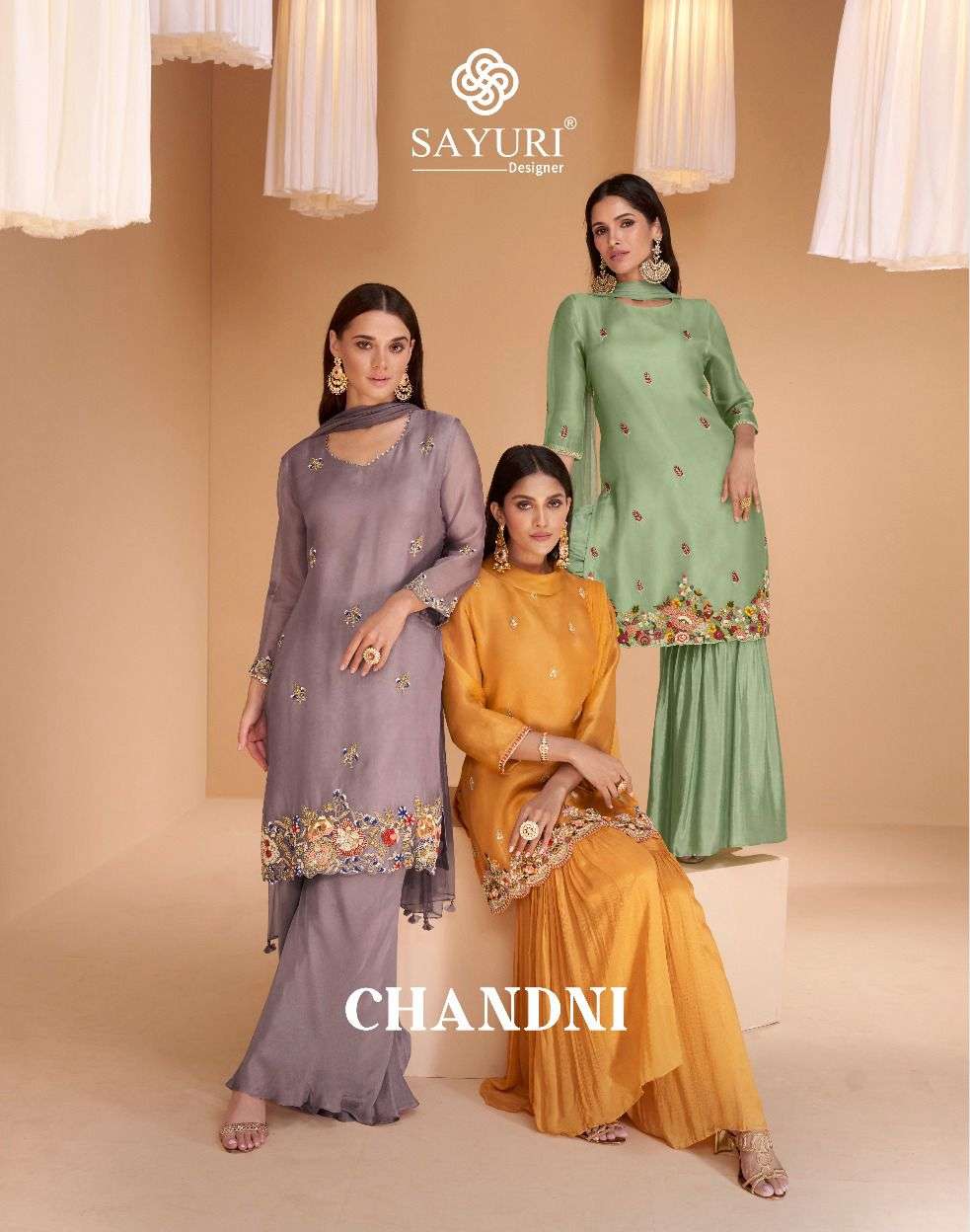 Sayuri Chandni Designer Style Sharara Wedding Wear Dress New Designs