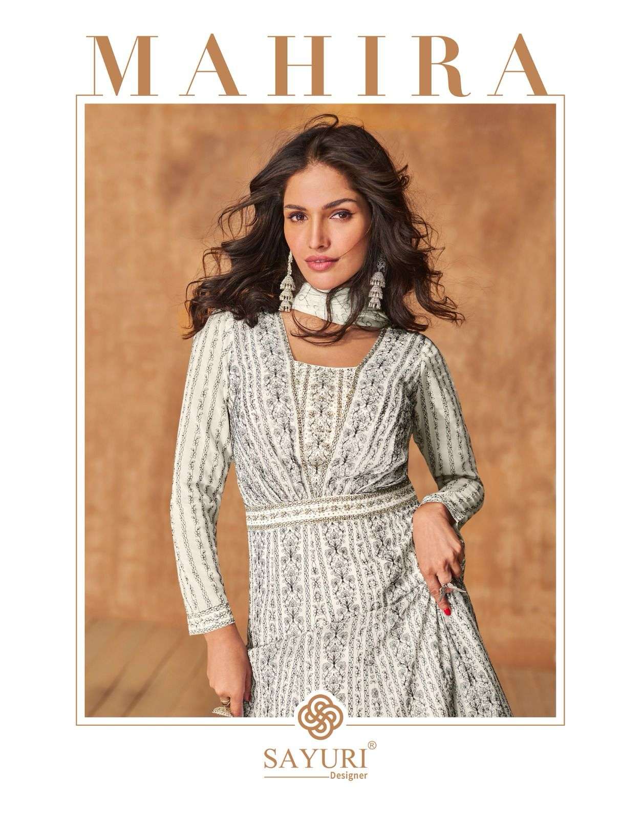 Sayuri Mahira 5414 5415 Designer Indo Western Partywear Gown Latest Collection