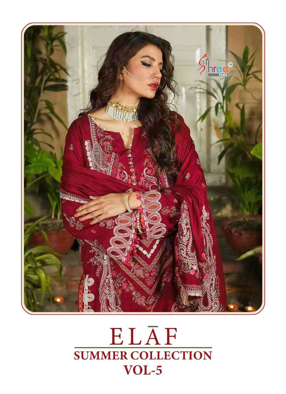 Shree Fabs Elaf Summer Collection Vol 5 Designer Cotton Pakistani Dress Dealers
