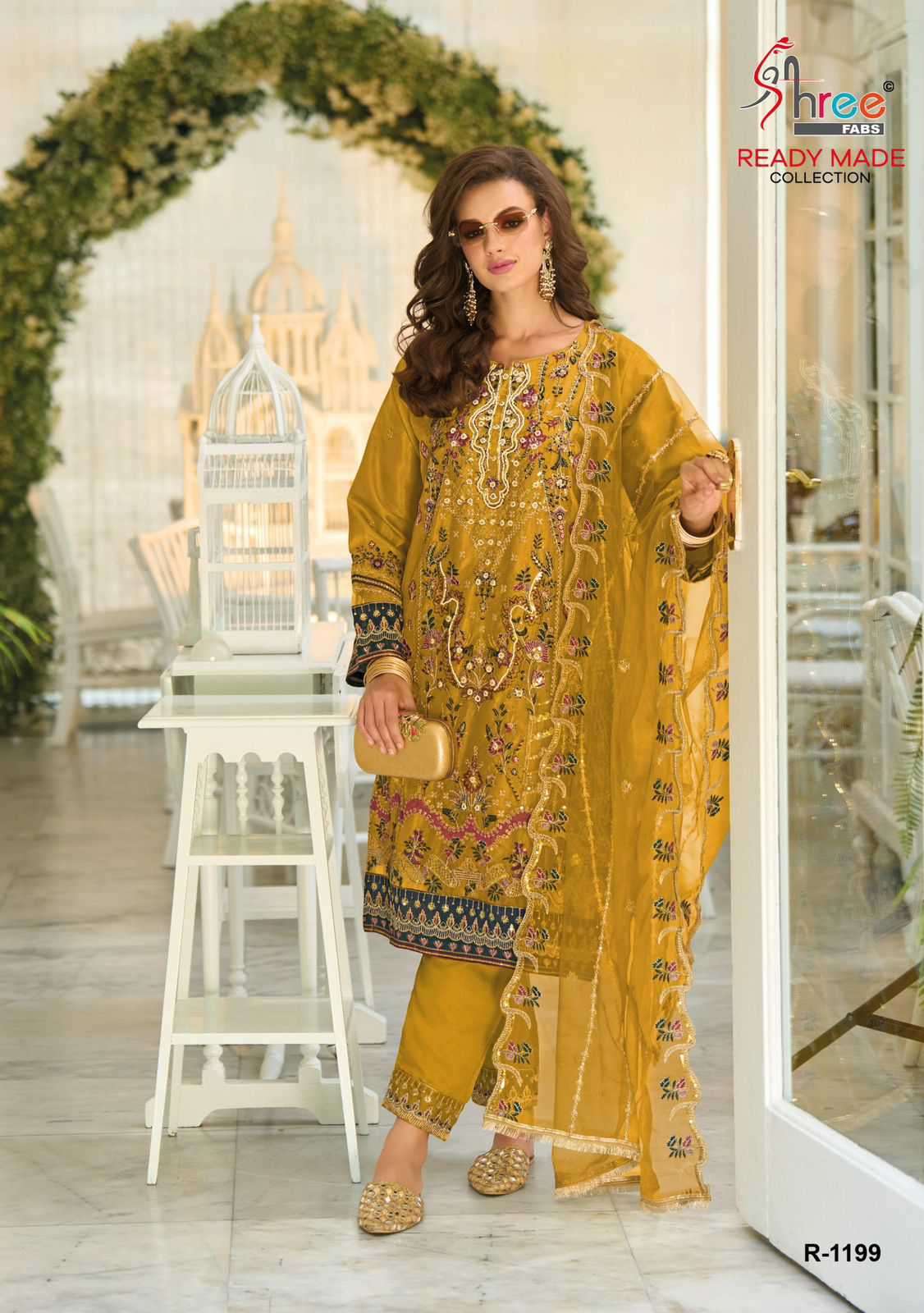 Shree Fabs R 1199 Colors Readymade Pakistani Designer Wedding Wear Dress Suppliers