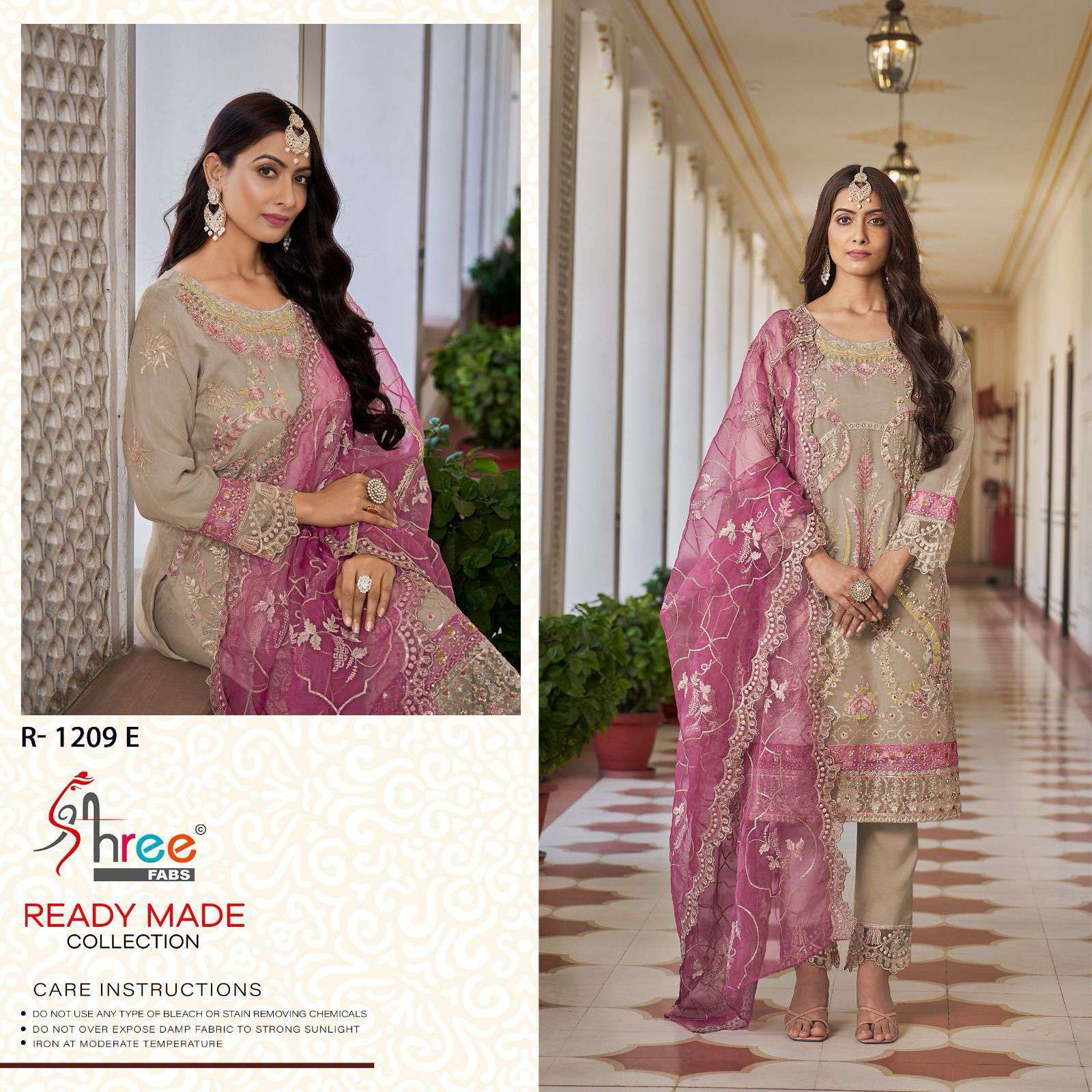 Shree Fabs R 1209 Colors Partywear Designer Readymade Pakistani Suit Collection